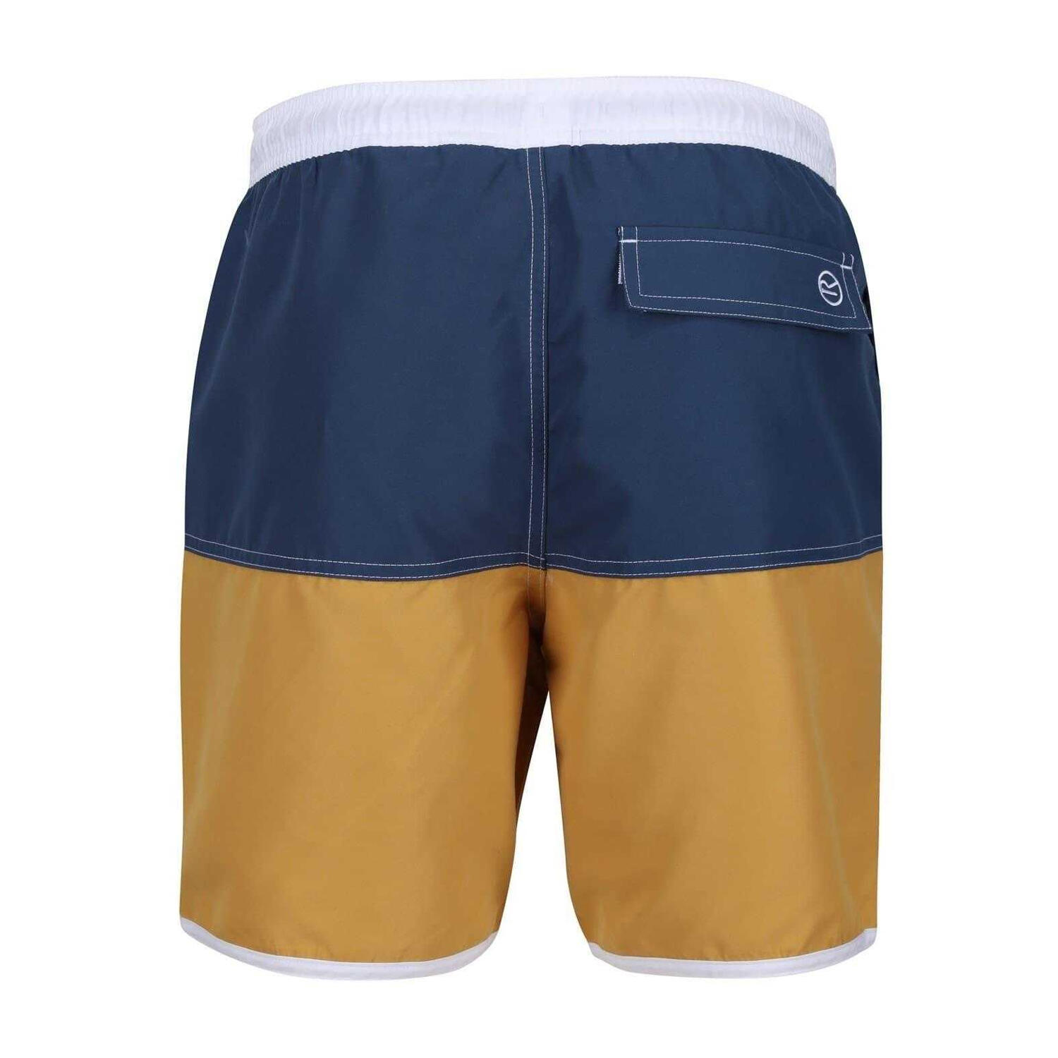 Short De Bain À Taille Élastiquée Motif/style Blocs De Couleurs BENICIO Homme 2/4