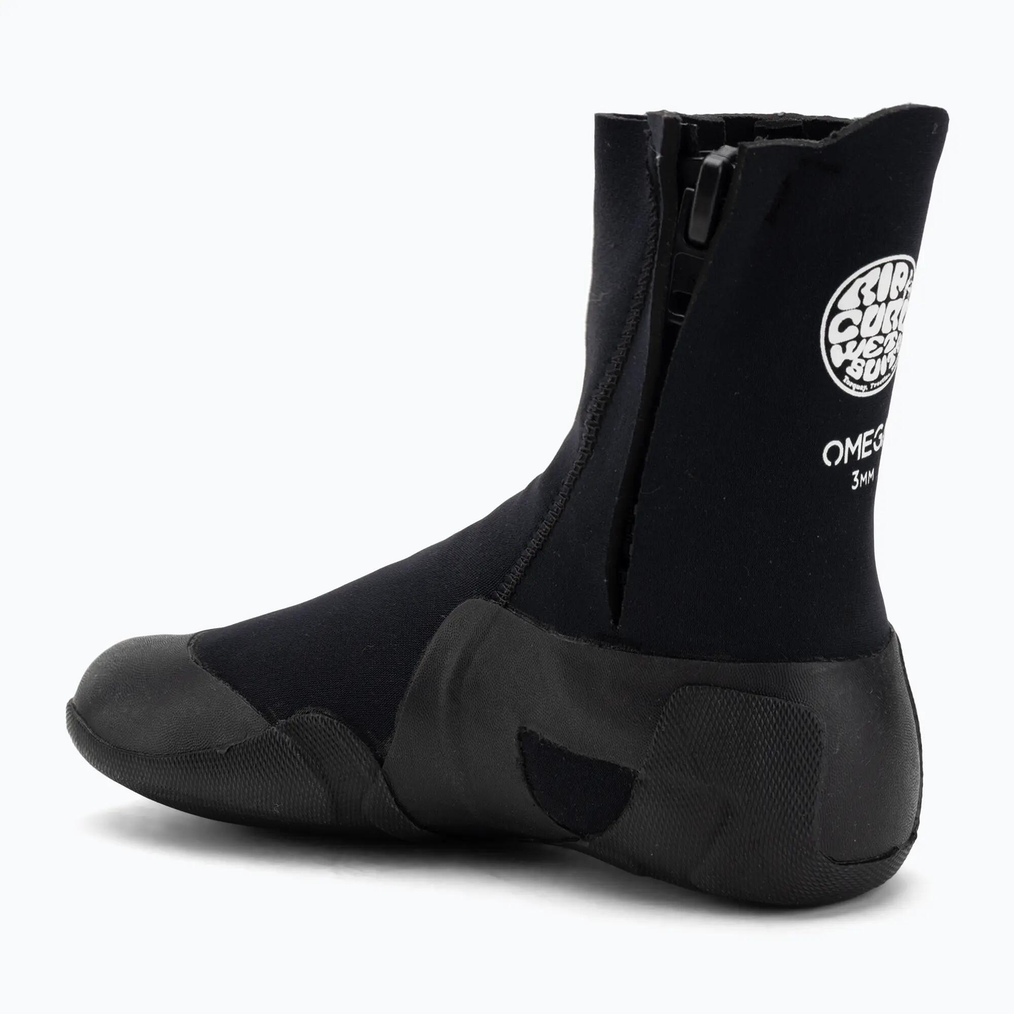 Botas de Neopreno Rip Curl Omega 3mm Round Toe Com Fecho 3/7