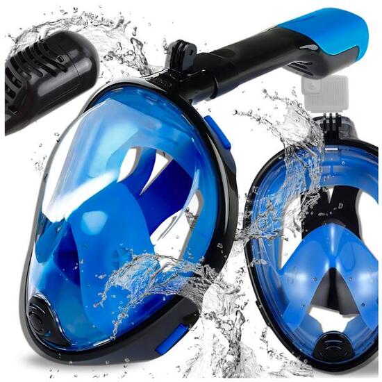 Maska do Nurkowania Pełnotwarzowa S/M Składana do Pływania Snorkelingu
