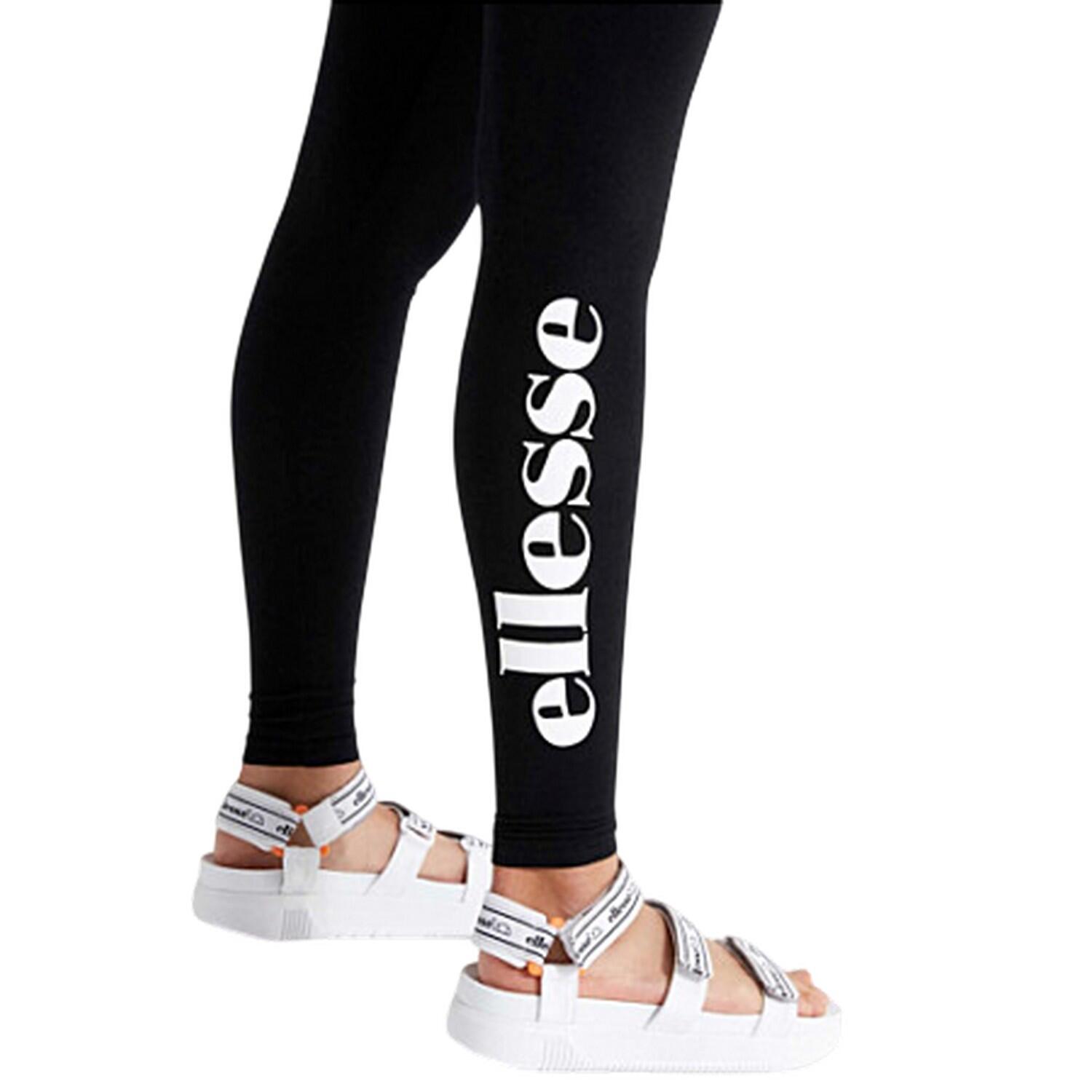 Pantacollant Logo Verticale Cotone Donna Ellesse Antracite 3/4