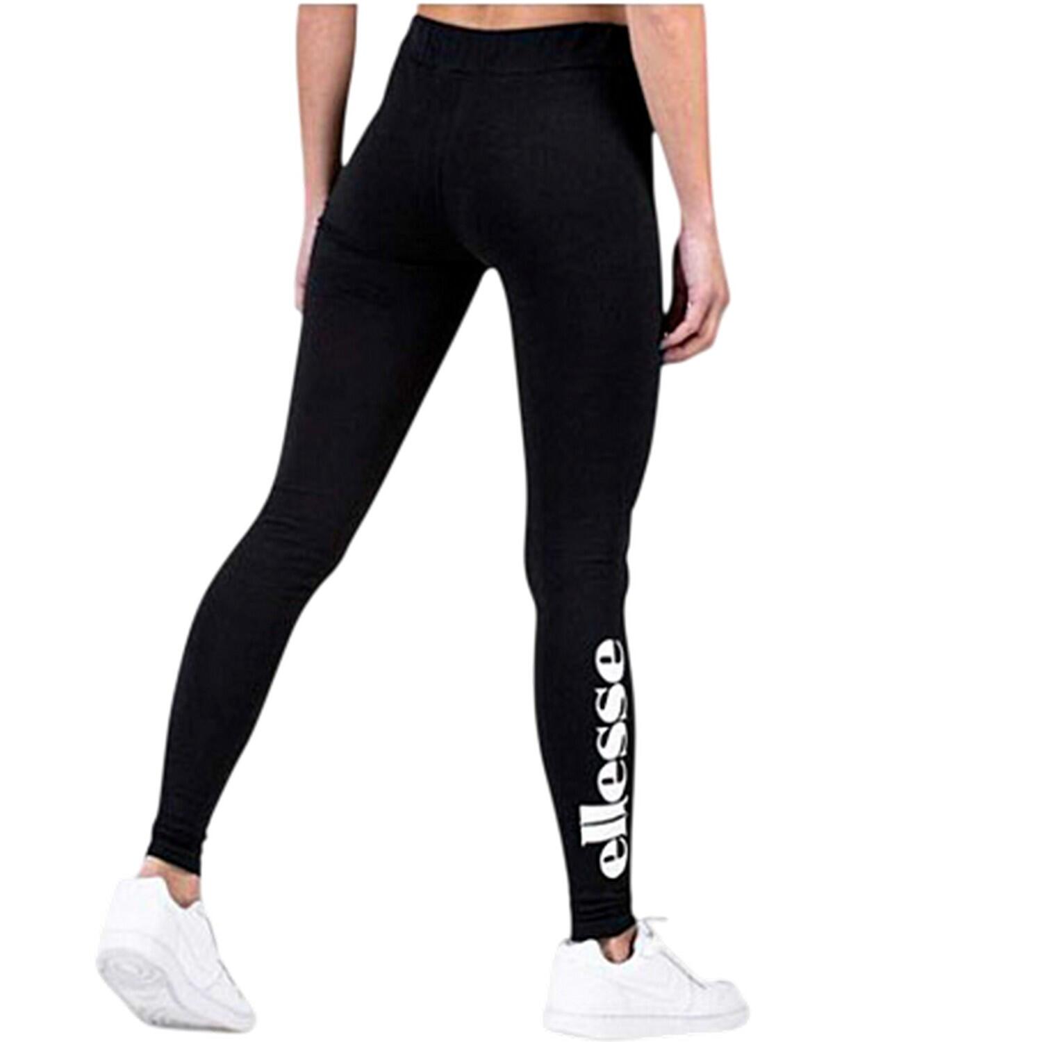 Pantacollant Logo Verticale Cotone Donna Ellesse Antracite 2/4