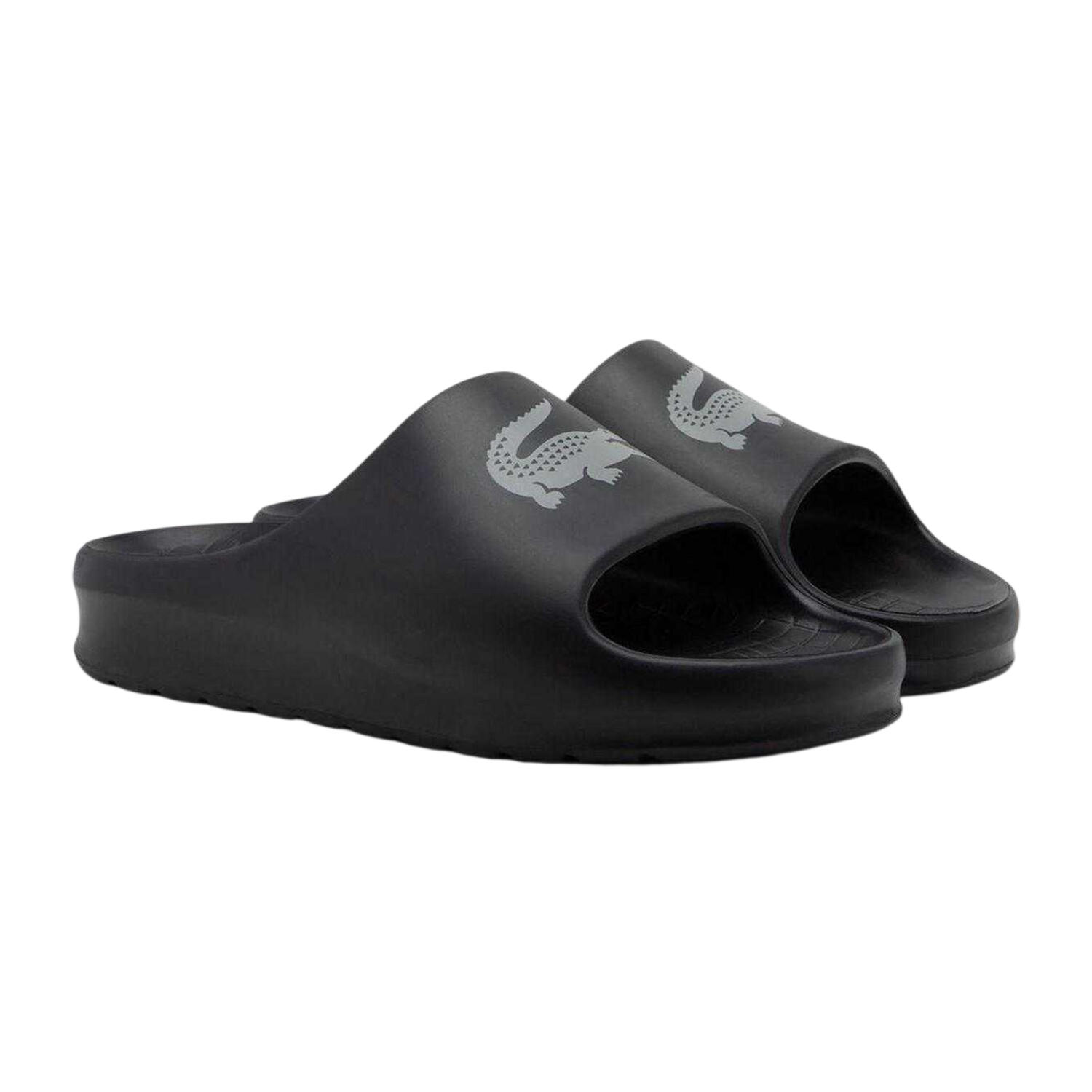 Sliders Coccodrillo VacanzaUomo Lacoste Serve Grigio 4/4