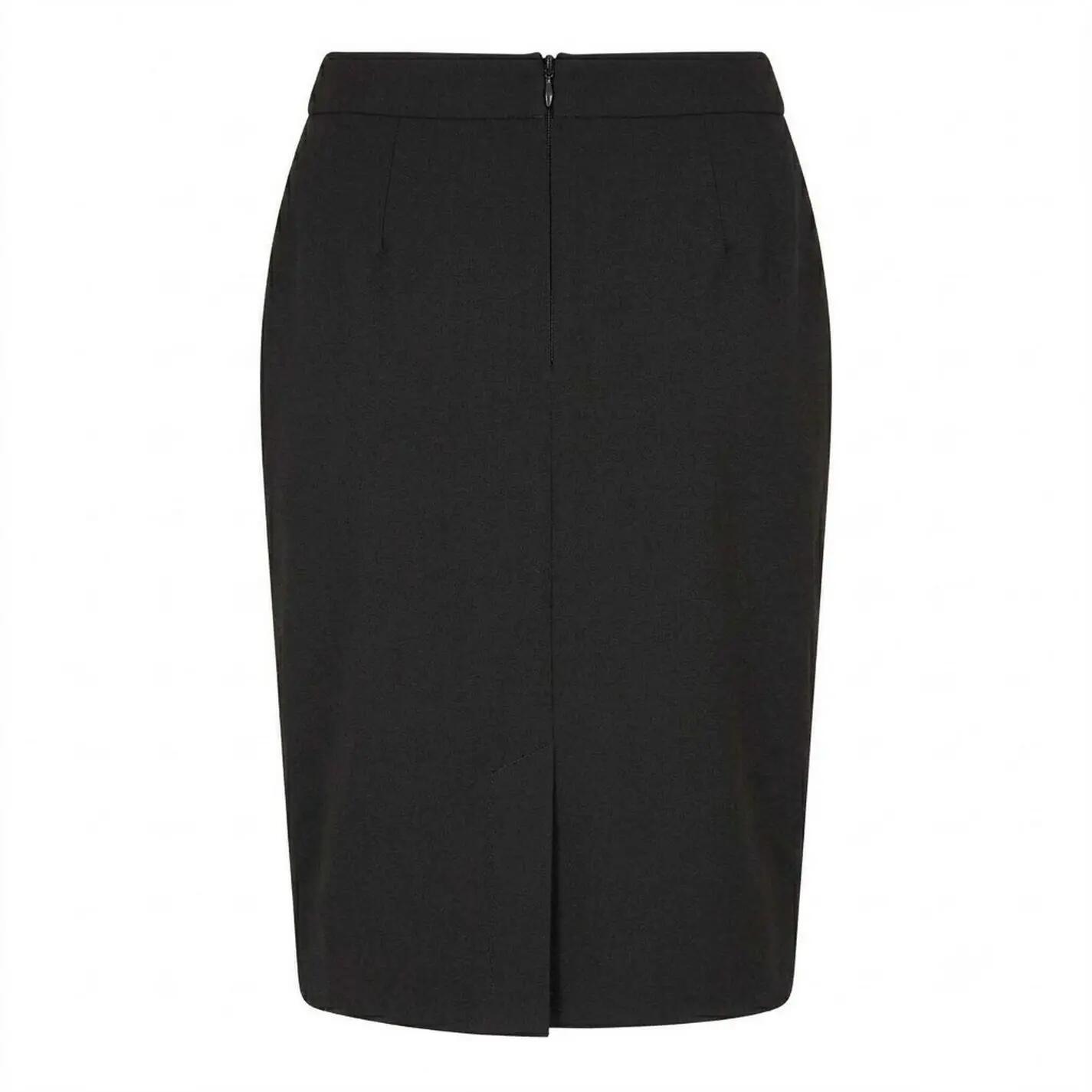 Jupe Droite Décontracté VILEA Femme (Noir) 2/2