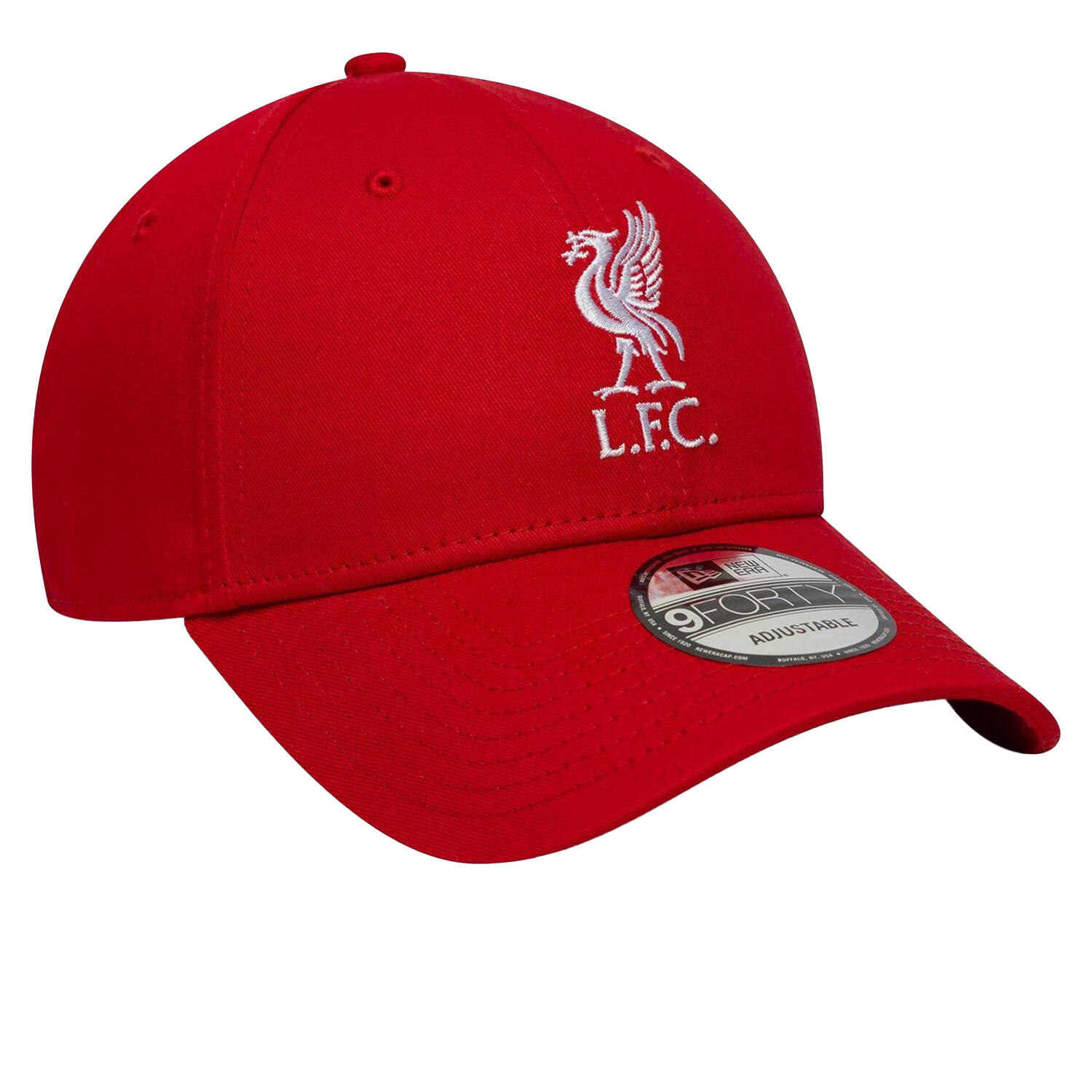 Embroidered Logo Football Baseball Cap (Red) 3/3
