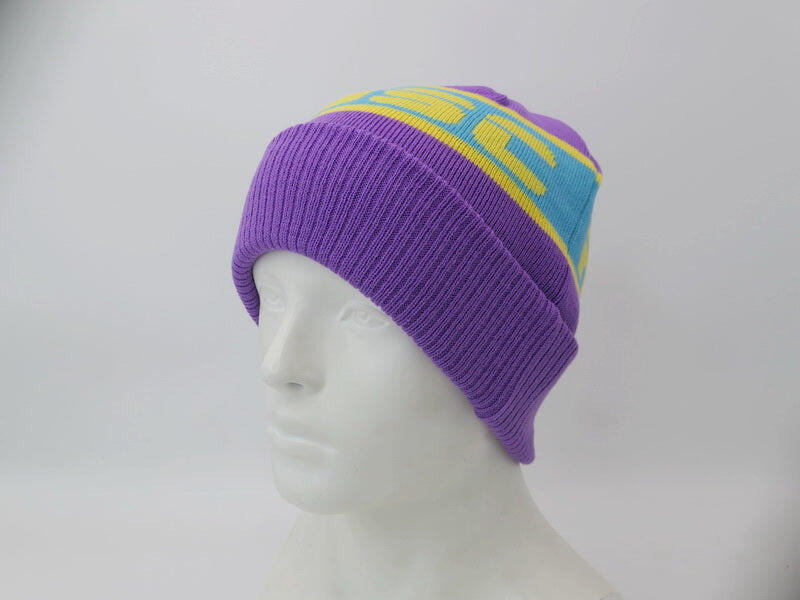 Bonnet Après Violet/Bleu/Jaune 5/5