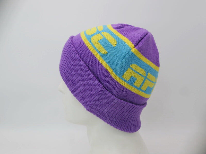 Bonnet Après Violet/Bleu/Jaune 4/5