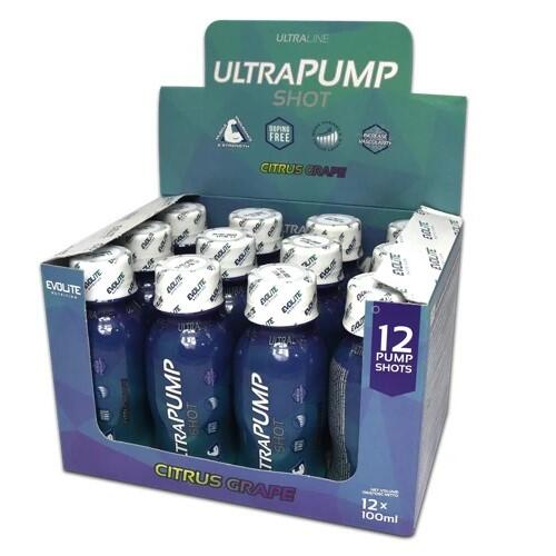 Evolite Ultra Pump Shot 100ml x12