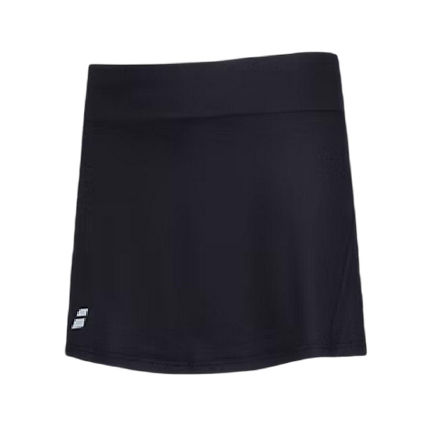 Womens/Ladies Logo Skirt (Black) 3/3