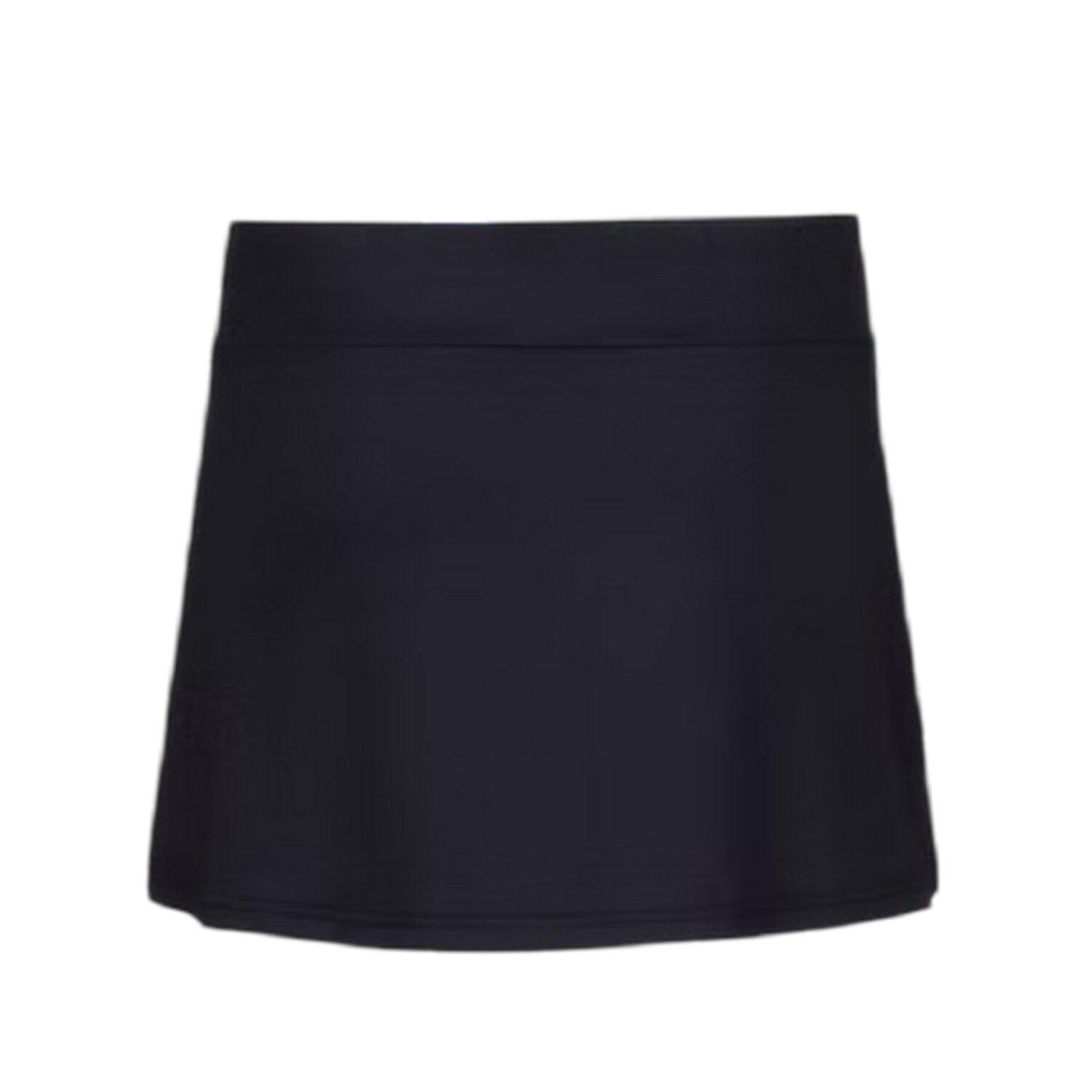 Womens/Ladies Logo Skirt (Black) 2/3