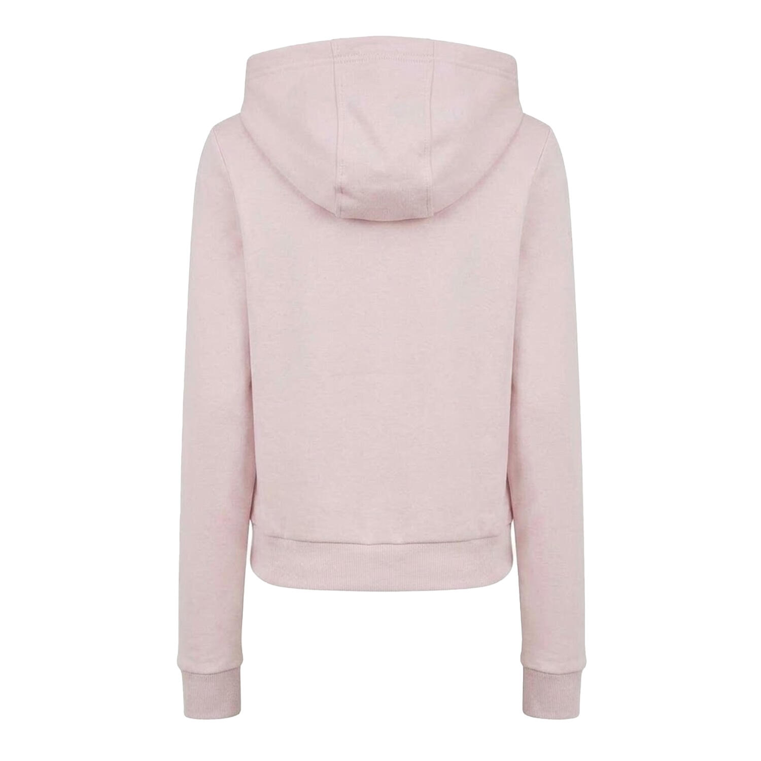 Felpa Con Cappuccio E Zip Intera Regolare Donna Reebok Rosa Chiaro 2/2