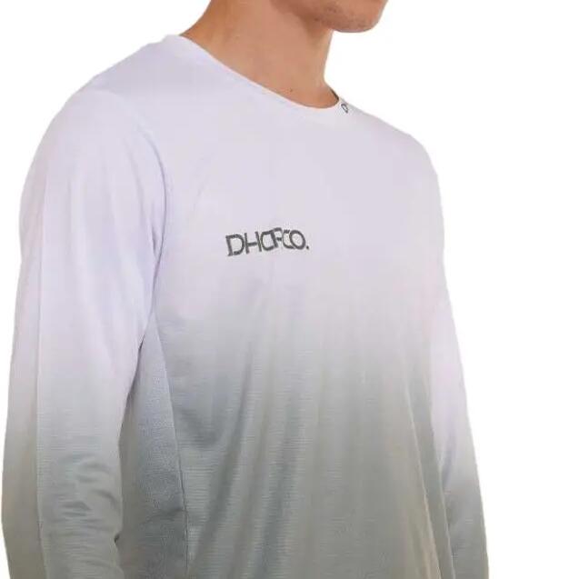Dharco Gravity Grey/White Long Sleeve Jersey