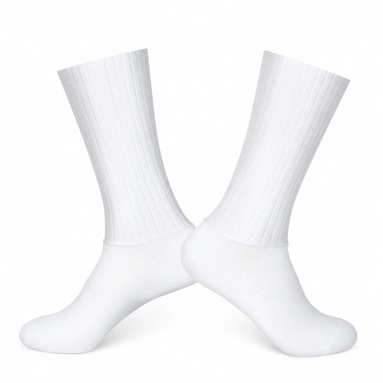 Calcetines ciclismo Aero Whiteline con banda silicona medianos – pack 2 pares 5/5