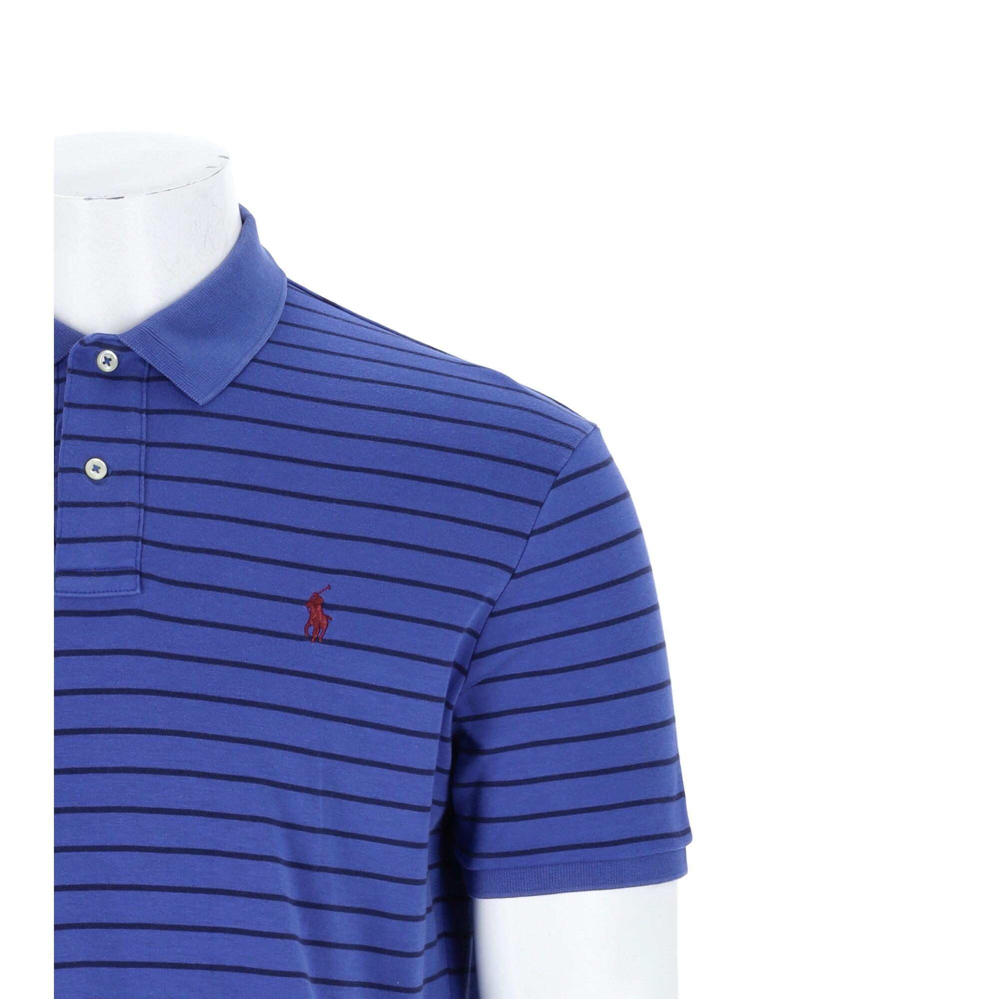 Second hand - Polo uomo maniche corte blu Polo Ralph Lauren - Stato eccellente 6/7