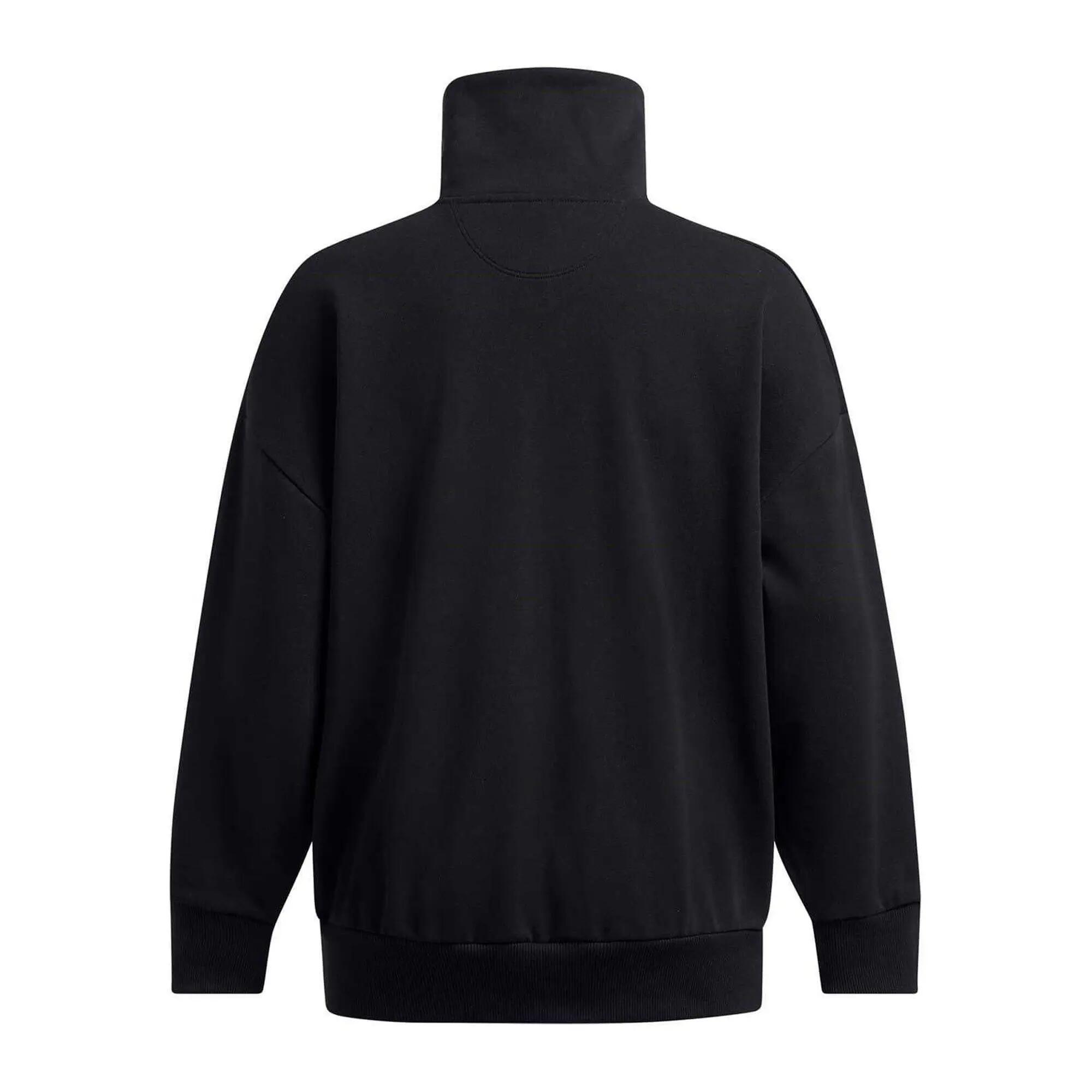 "Icon" Sweatshirt für Damen Herren Schwarz 3/3