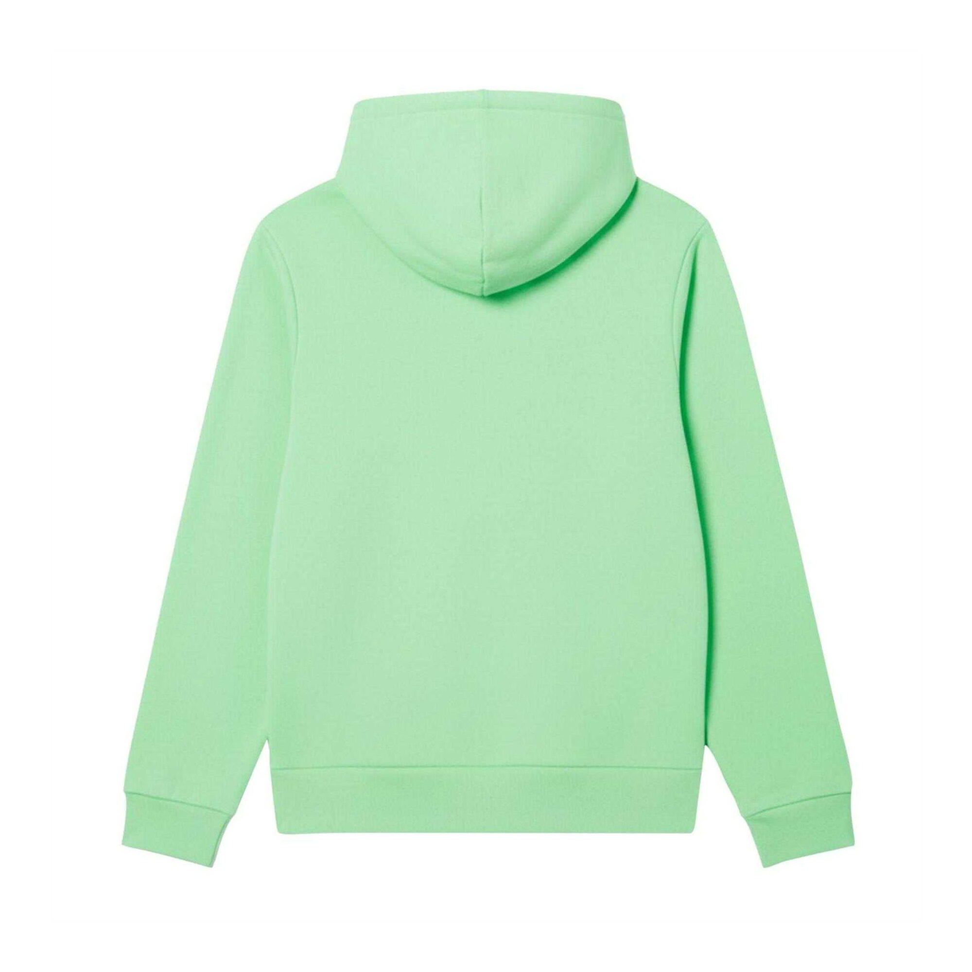 Hoodie zum Überziehen für , BioBaumwolle Herren Grün 3/4