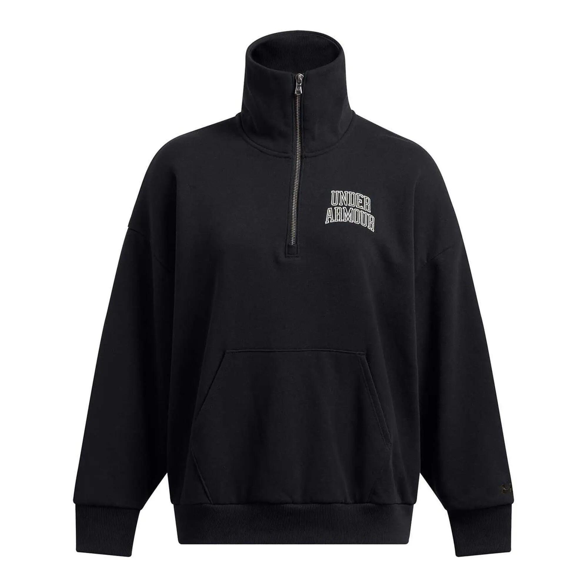 "Icon" Sweatshirt für Damen Herren Schwarz 2/3