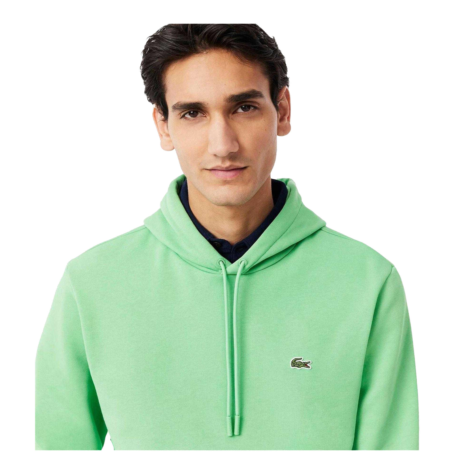 Hoodie zum Überziehen für , BioBaumwolle Herren Grün 4/4