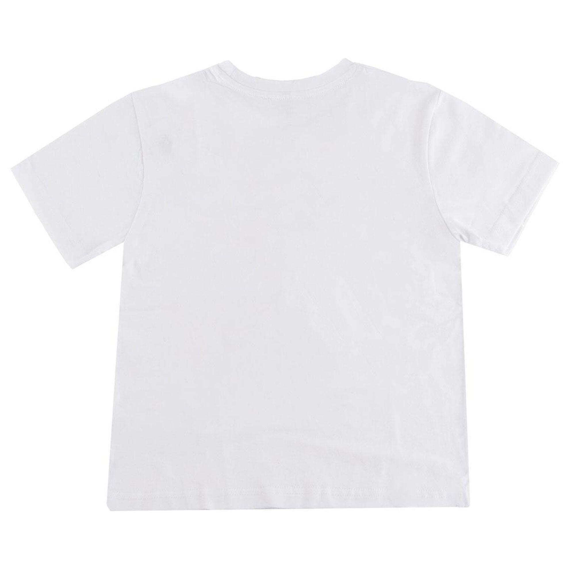 Camiseta Bambini Marvel Manga Corta Blanca con Estampado de Superhéroes 2/2