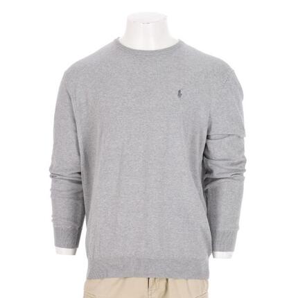 Seconde vie - Pull Homme Pima Cotton Slim Fit Gris - Excellent