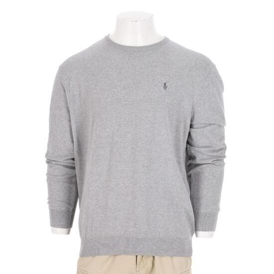 Seconde vie - Pull Homme Pima Cotton Slim Fit Gris - Excellent