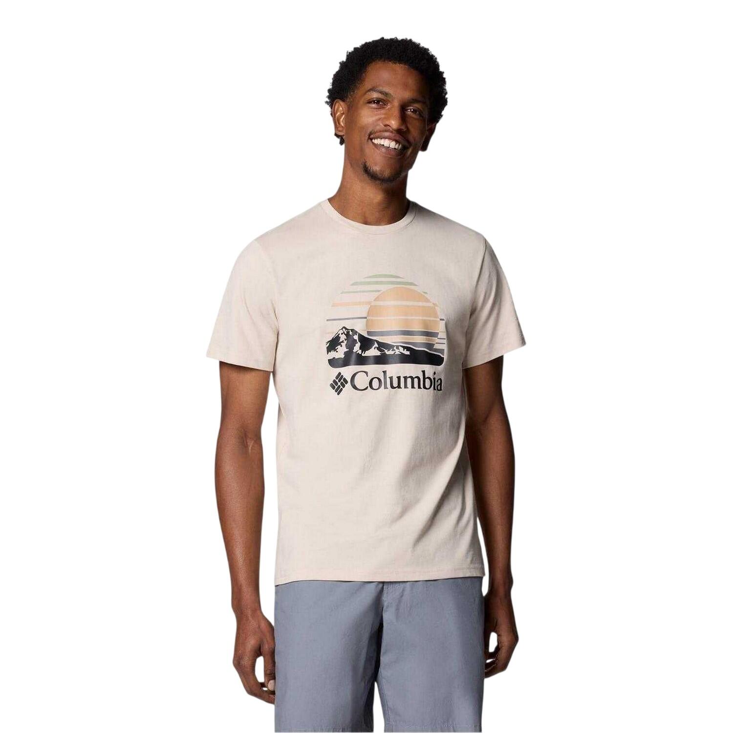 "Path" TShirt für , Rundhalsausschnitt, Regulär Herren Steinfarben 2/3