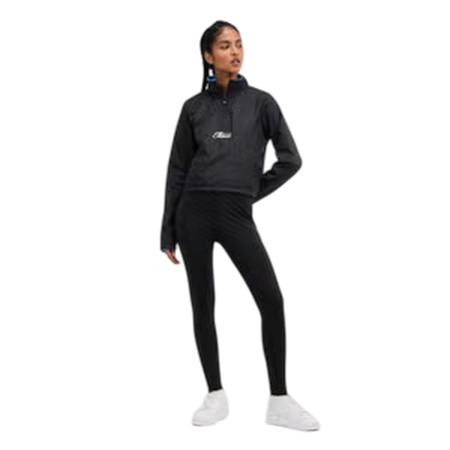 "Natrlich" Fleecejacke für , mit kurzem Reißverschluss Damen Blau/Schwarz 4/4