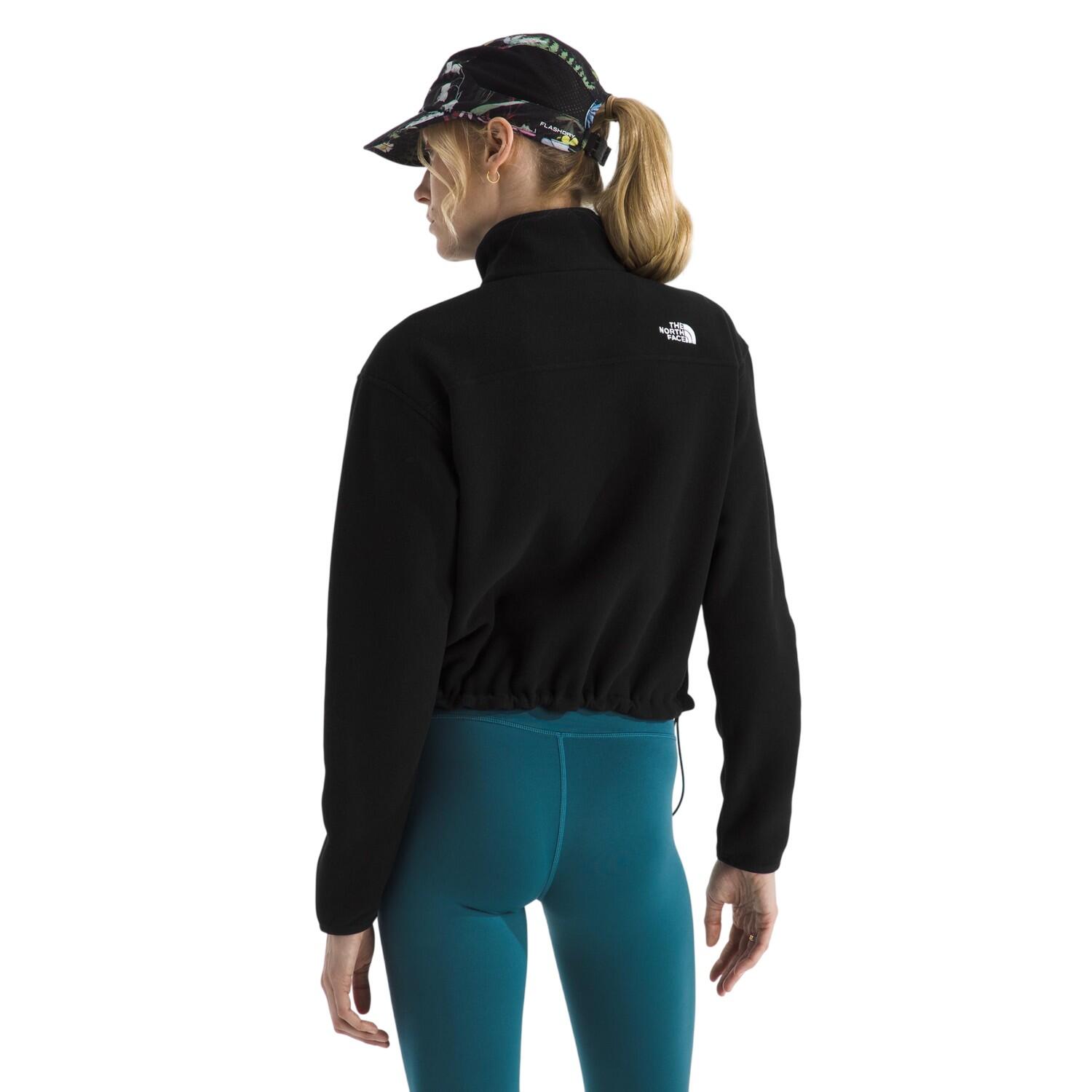 Felpa Cerniera Ad Un Quarto Manica Lunga Donna The North Face Glacier Nero 3/4
