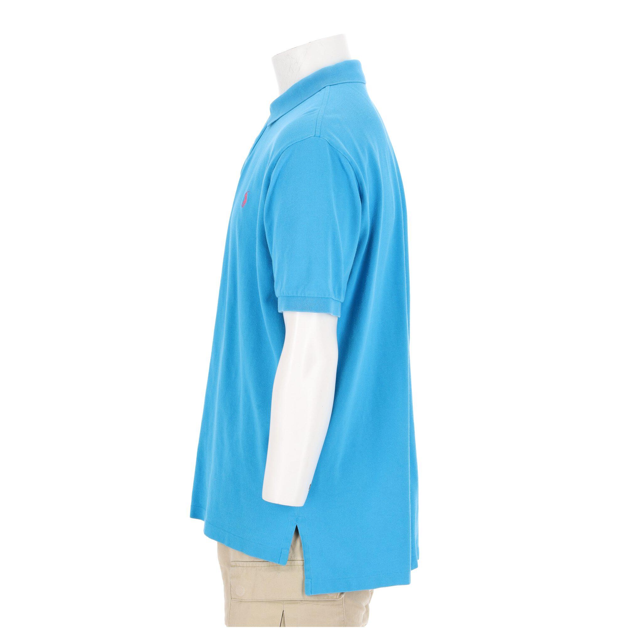 Polo maniche corte uomo Polo Ralph Lauren turchese 3/7