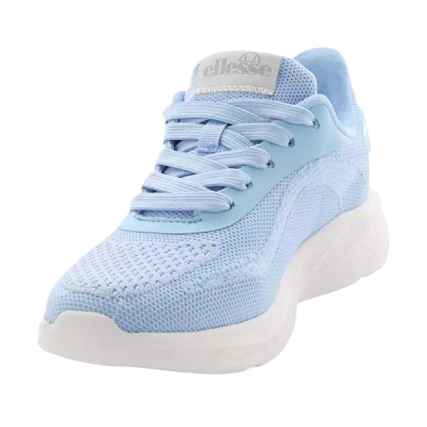 Baskets Motif/style Logo COMO Femme (Bleu Ciel Délavé / Blanc) 4/4