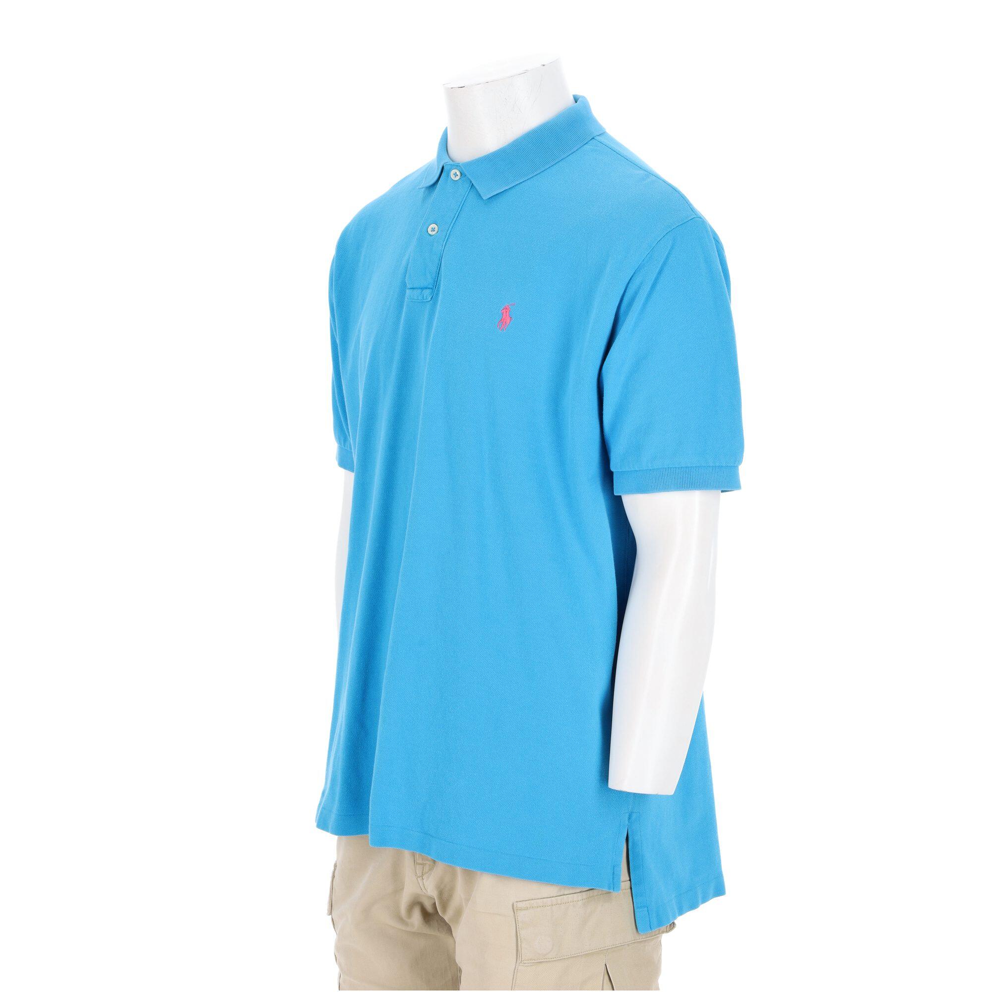 Polo maniche corte uomo Polo Ralph Lauren turchese 4/7