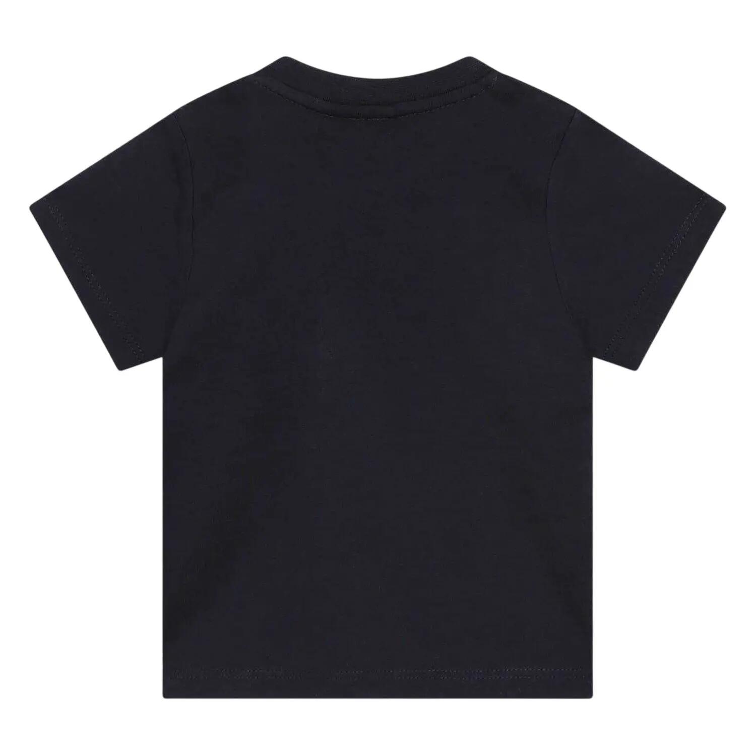 Maglietta Logo Grande Neonato Boss Blu Navy 2/2