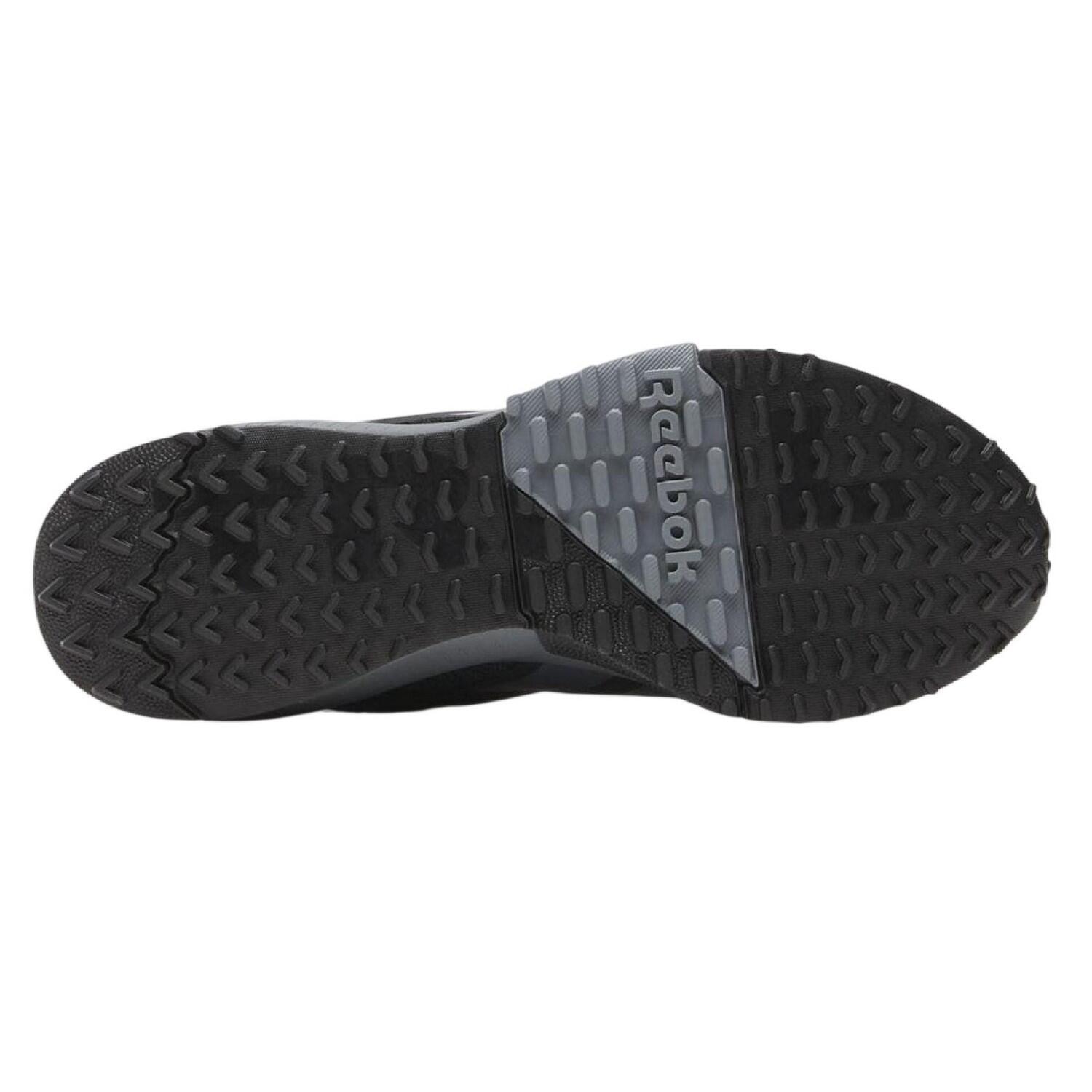 Baskets Motif/style Logo TRAIL Homme (Noir / Gris) 4/4