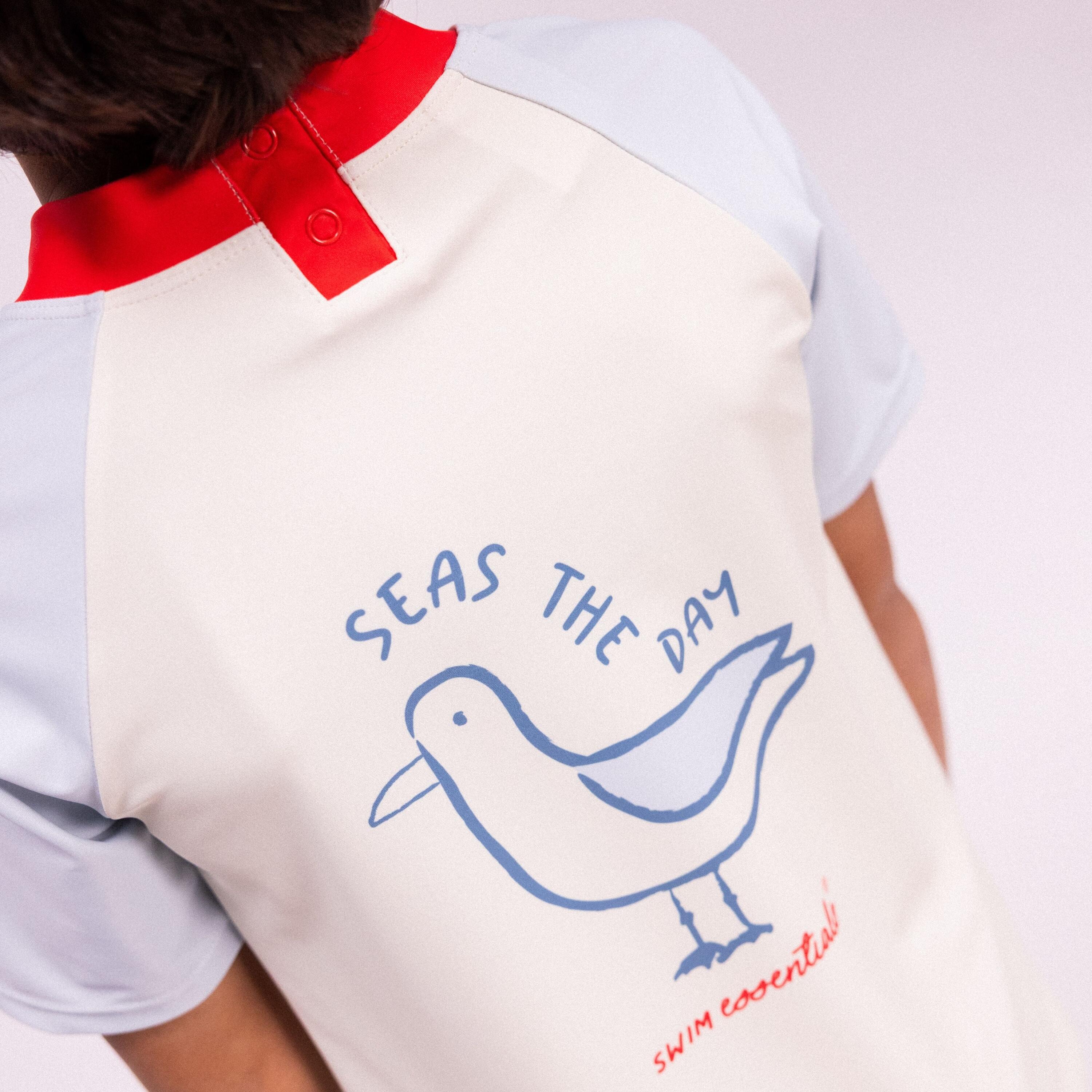 T-shirt de bain à manches courtes - Multicolore - Seas The Day - 86/92 6/7