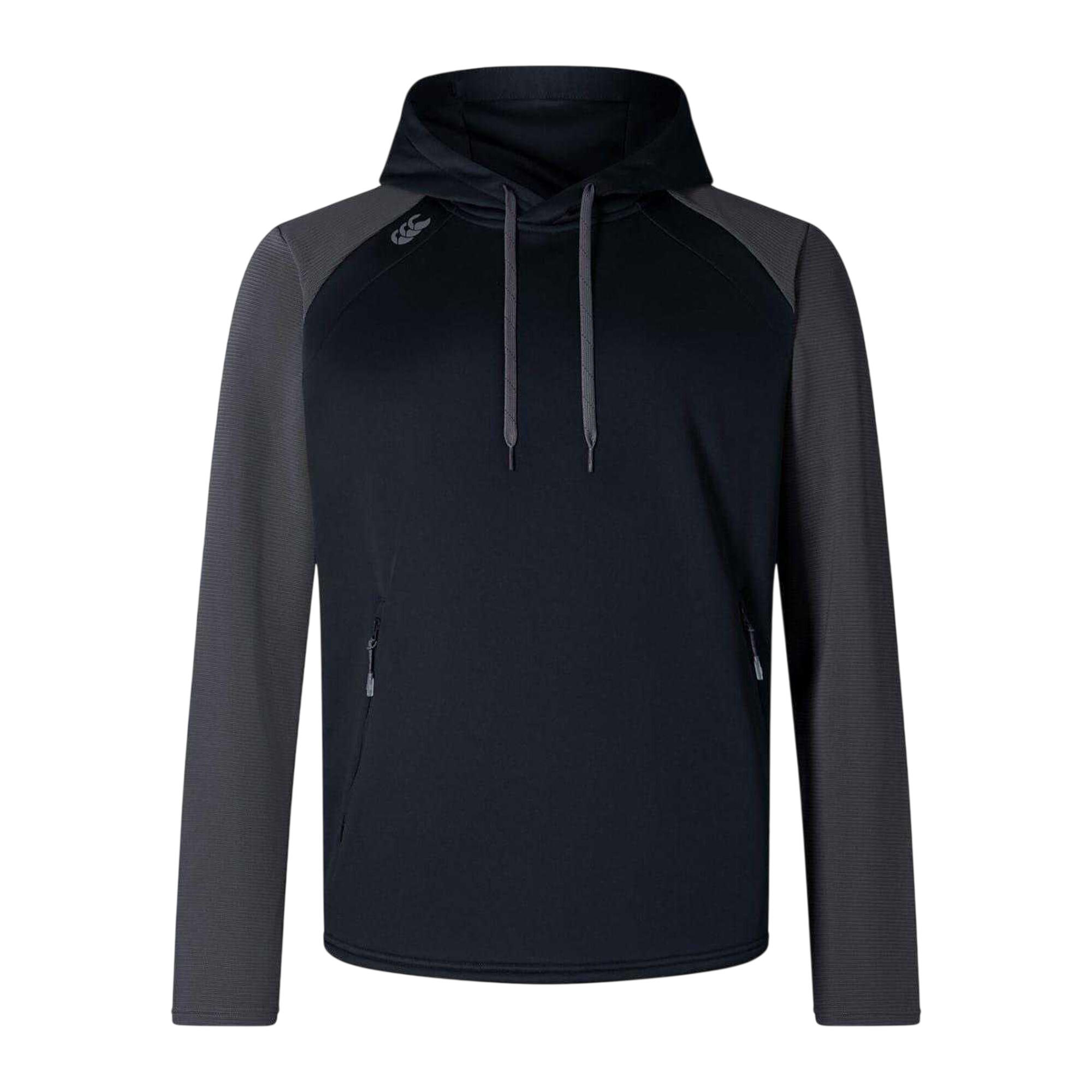 "Elite" Kapuzenpullover für , Hochleistungsmaterial Herren Schwarz meliert 2/3