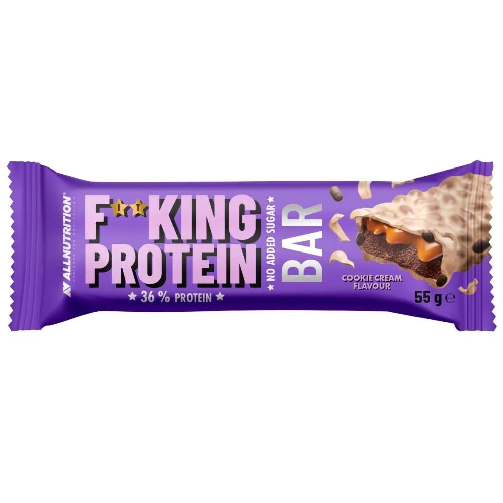 Allnutrition Fitking Protein Bar 55g x12 Cookie Cream