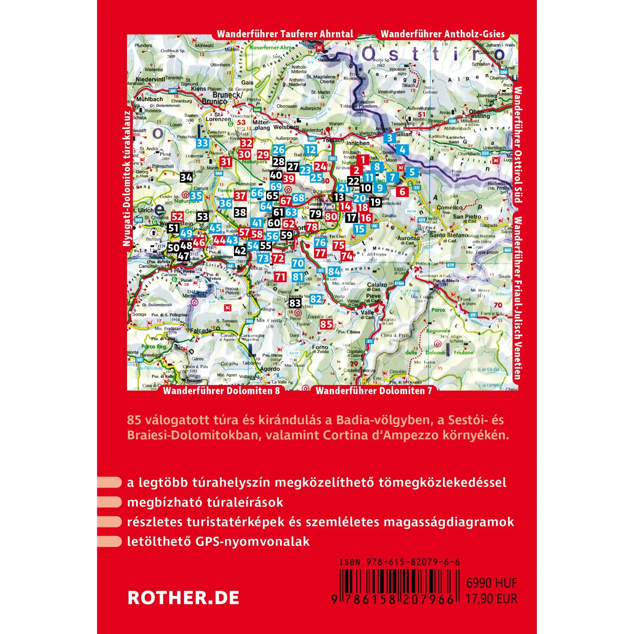 Keleti-Dolomitok Rother túrakalauz 2/2
