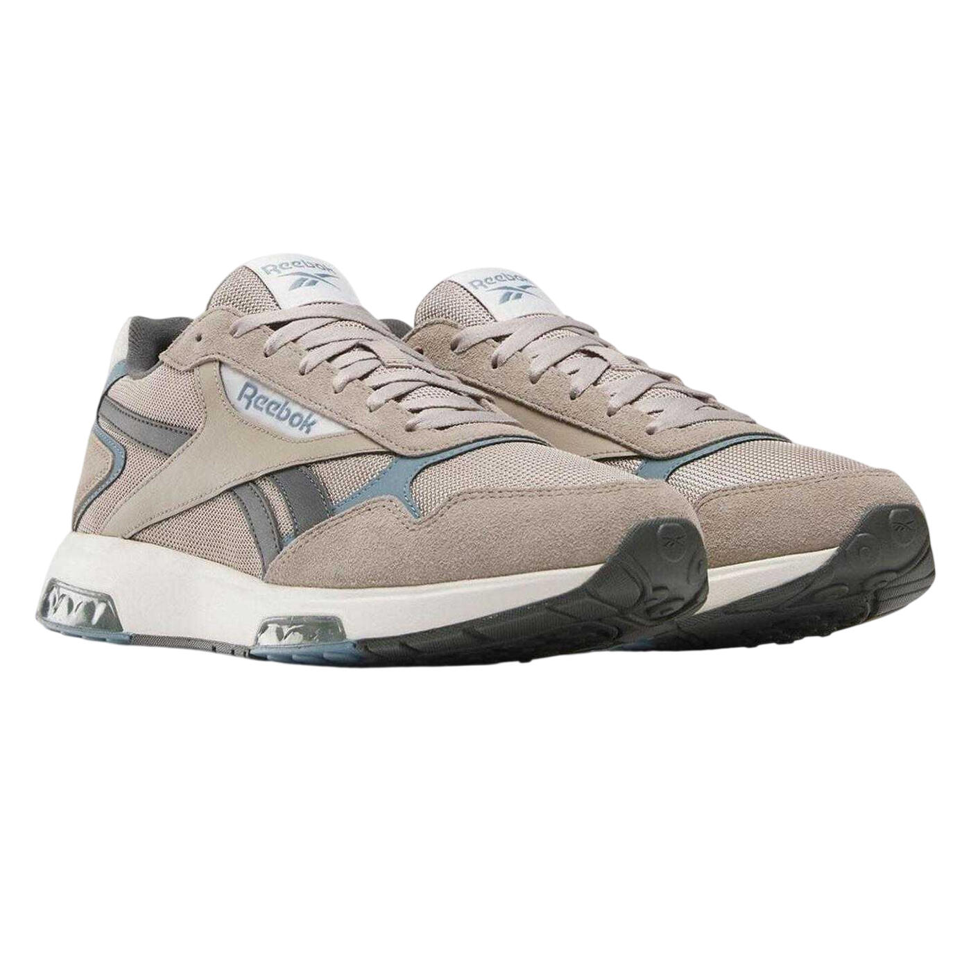Scarpe Sportive Pelle Cuscino Ad AriaDonna Reebok Glide DMX Beige 3/3