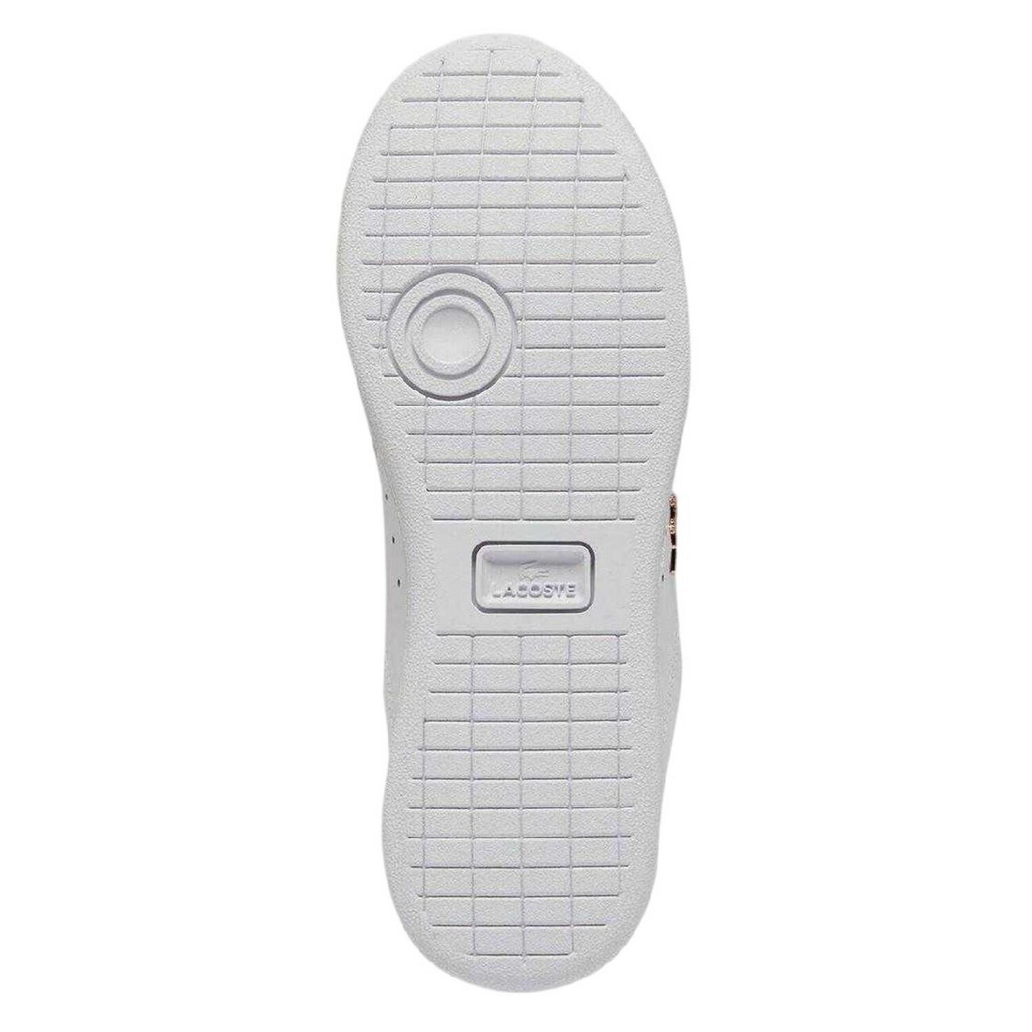 "Carnaby" Sneaker für , Leder, Flach Damen Weiß/Hellrosa 3/3