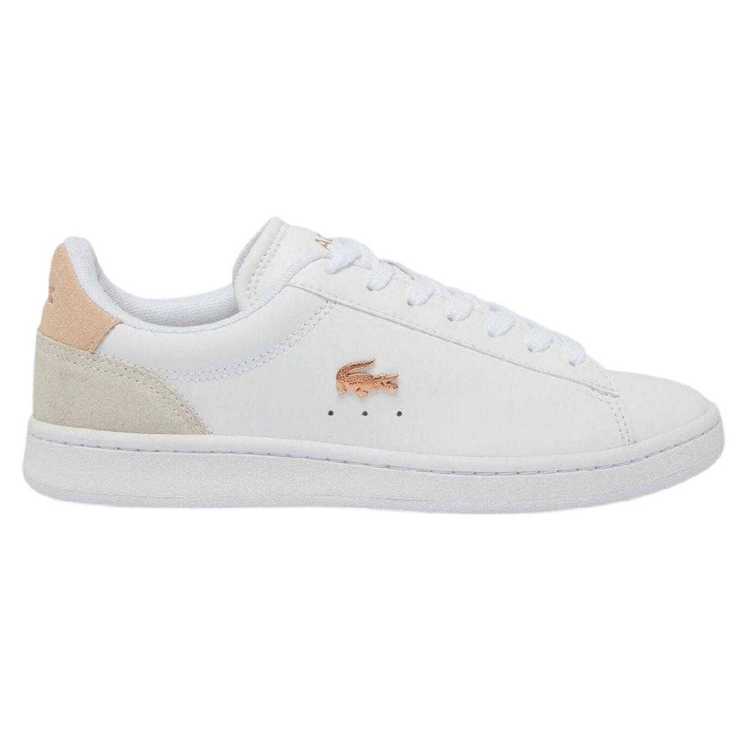 "Carnaby" Sneaker für , Leder, Flach Damen Weiß/Hellrosa 2/3