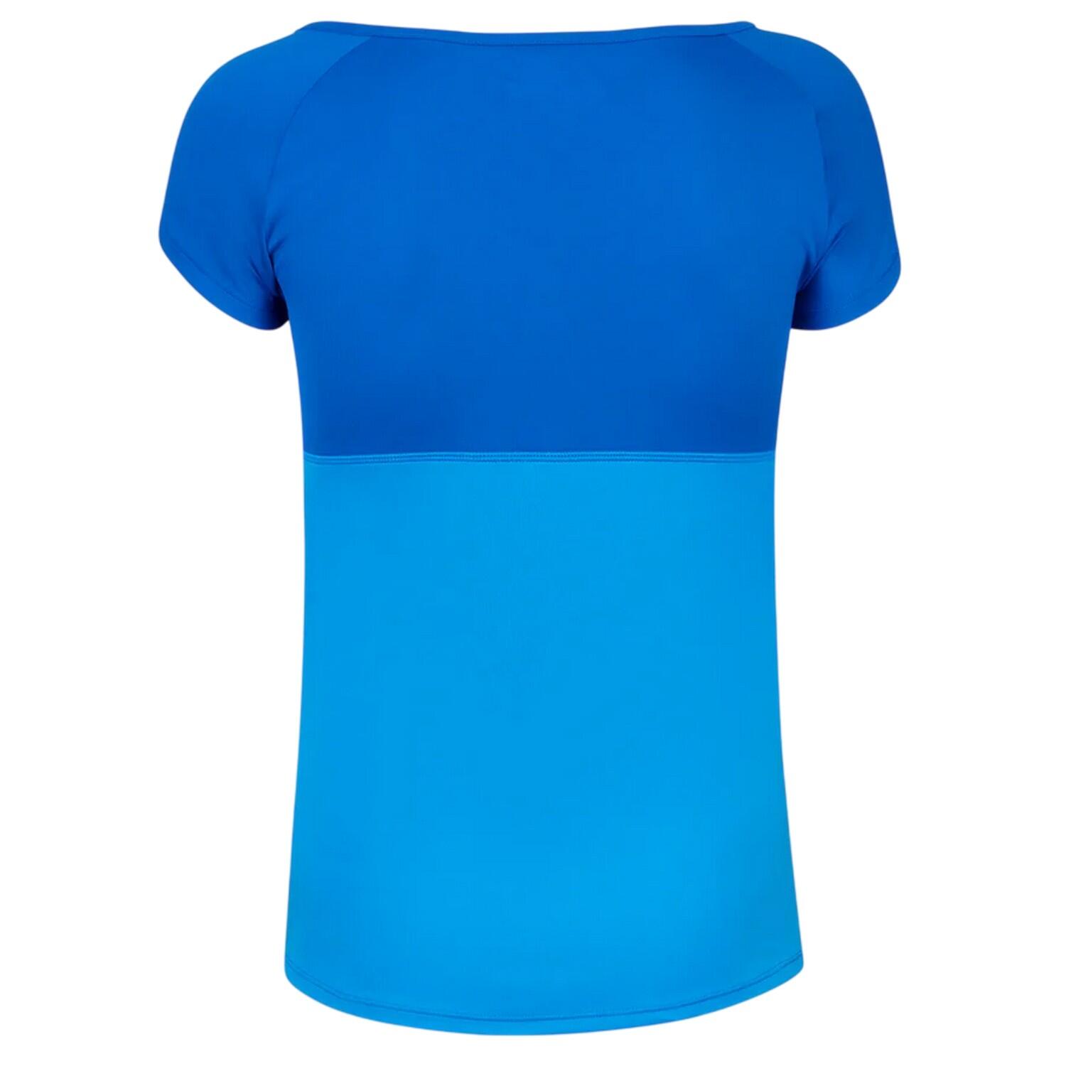 "Play" TShirt für , UBootAusschnitt , Kurze Ärmel Mädchen Blaue Aster 2/2