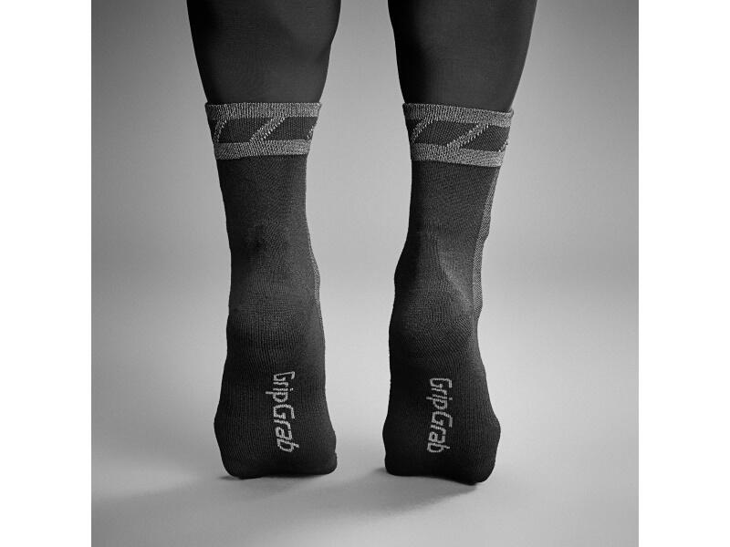 GripGrab Sokken Winter Merinos Fietssokken Gris Noir 3/3