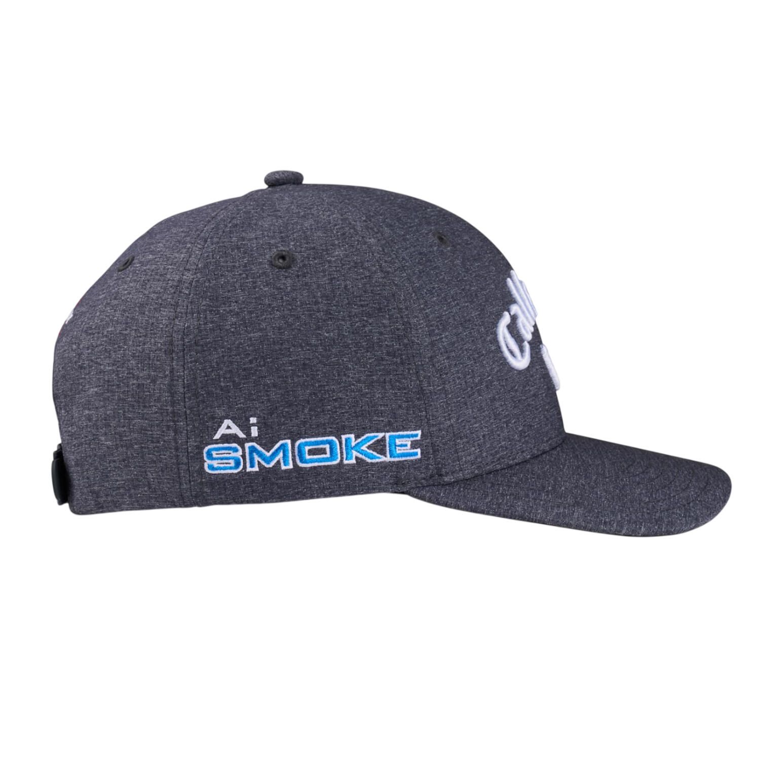 Mens Wordmark Curved Peak Cap (Grey/White) 4/4