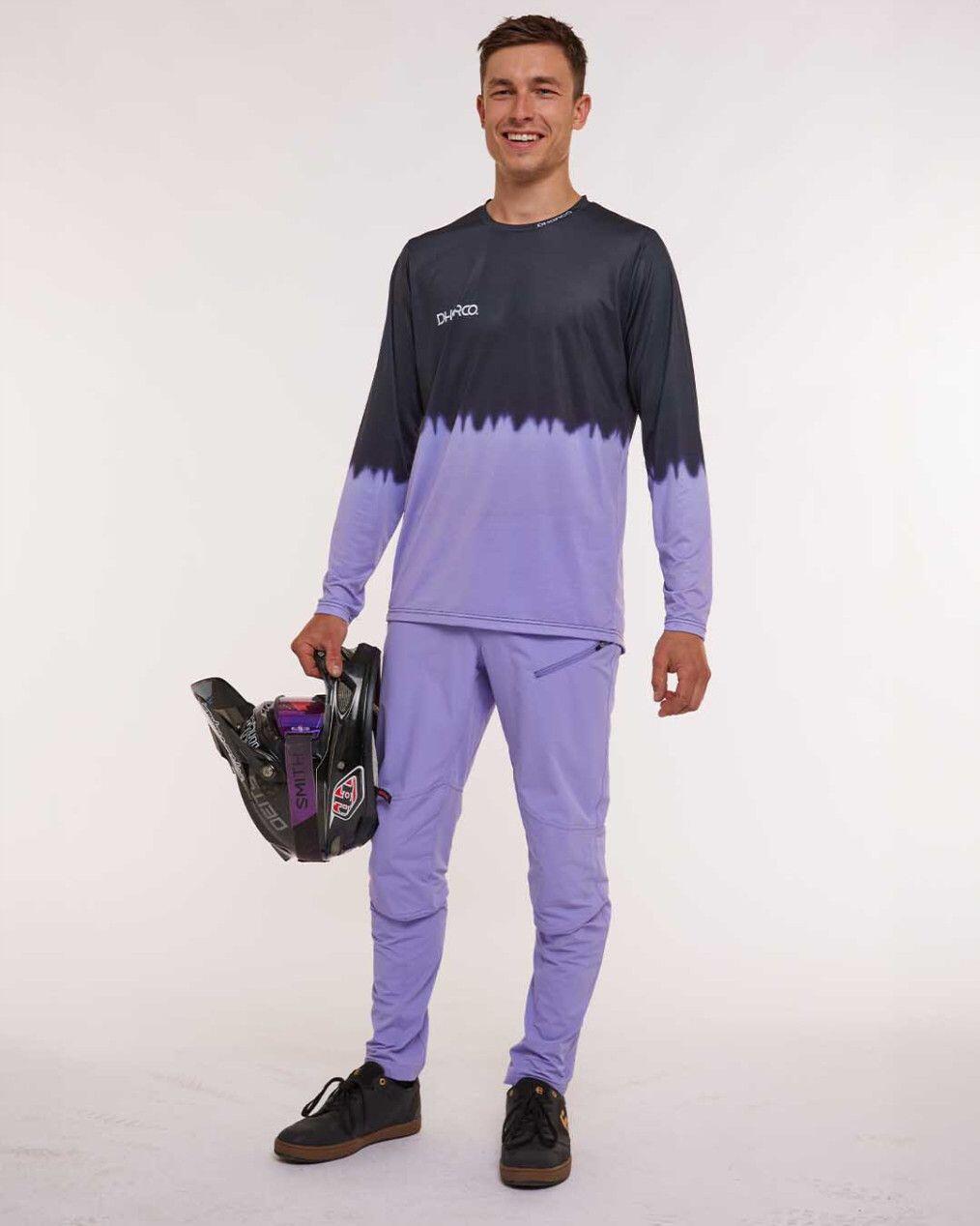 Dharco Race Long Sleeve Jersey Paars/Zwart 4/7