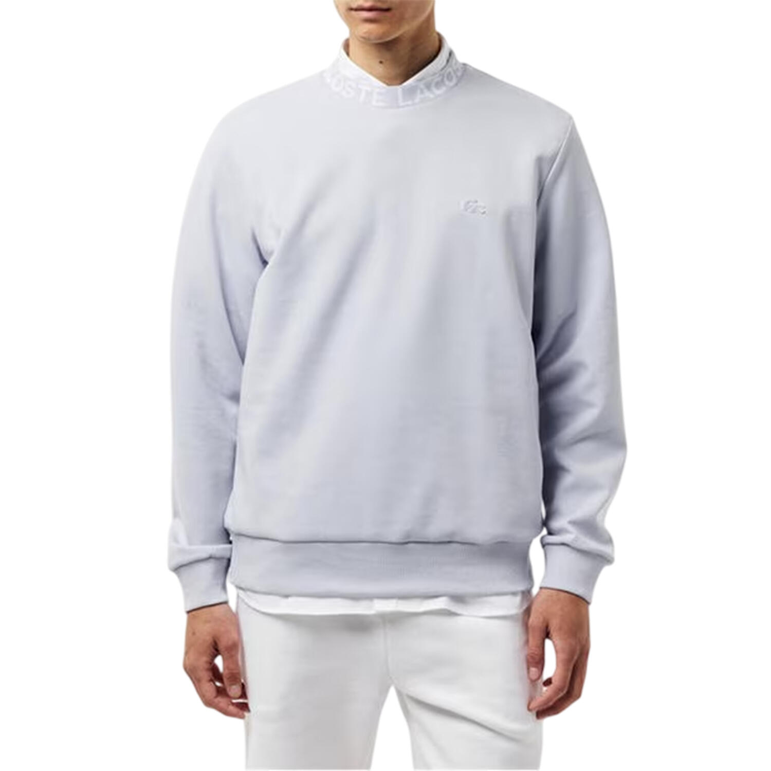 Sweatshirt für , Rundhalsausschnitt Herren Hellblau 3/3