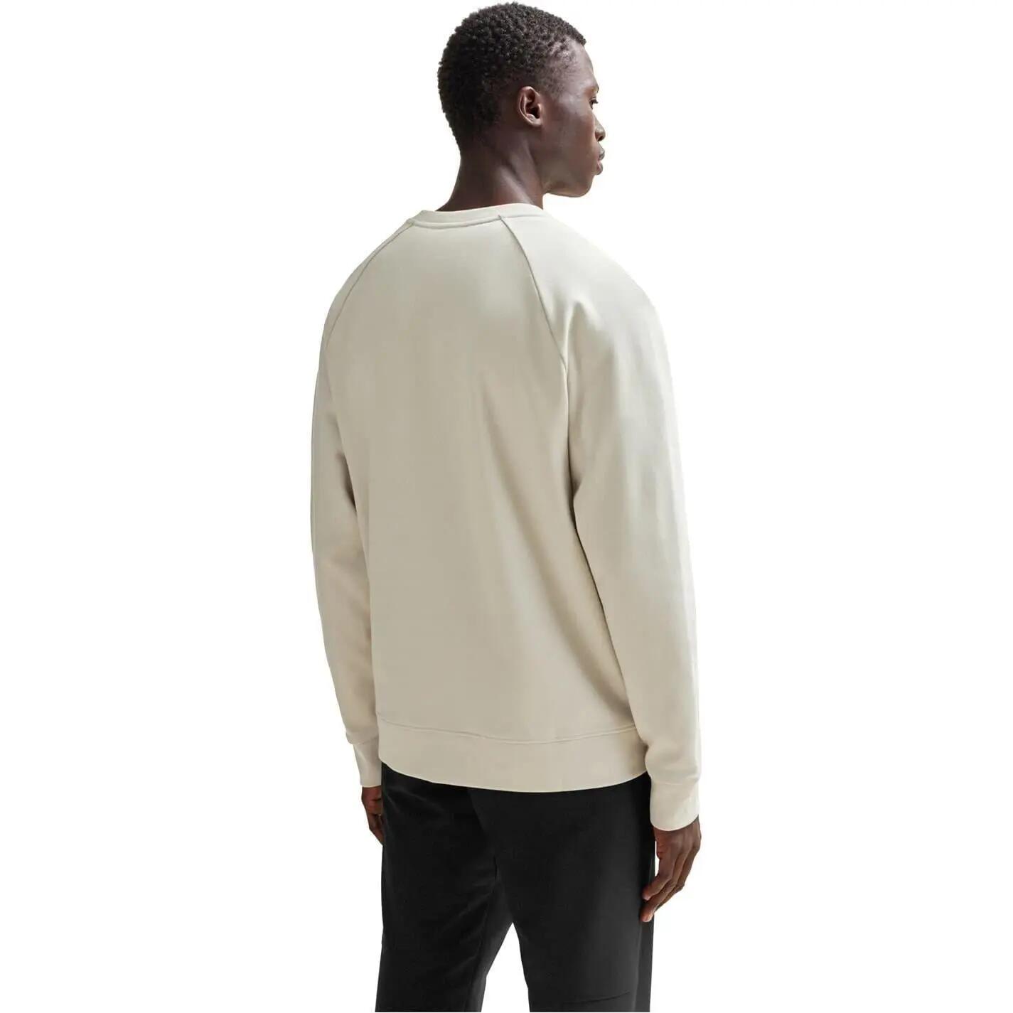 Sweat Manches Raglan Motif/style Logo Tonal Homme (Beige Clair) 3/4