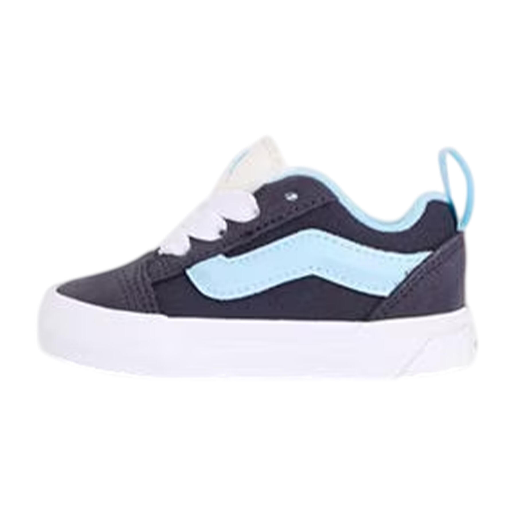 "Knu Skool" Retro Sneaker für Kleinkind, niedrig geschnitten Kinder Grau/Blau 2/3