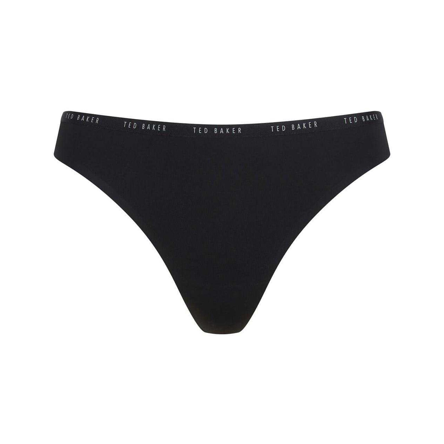 Thong für (3erPack) Damen Schwarz/Weiß 3/4