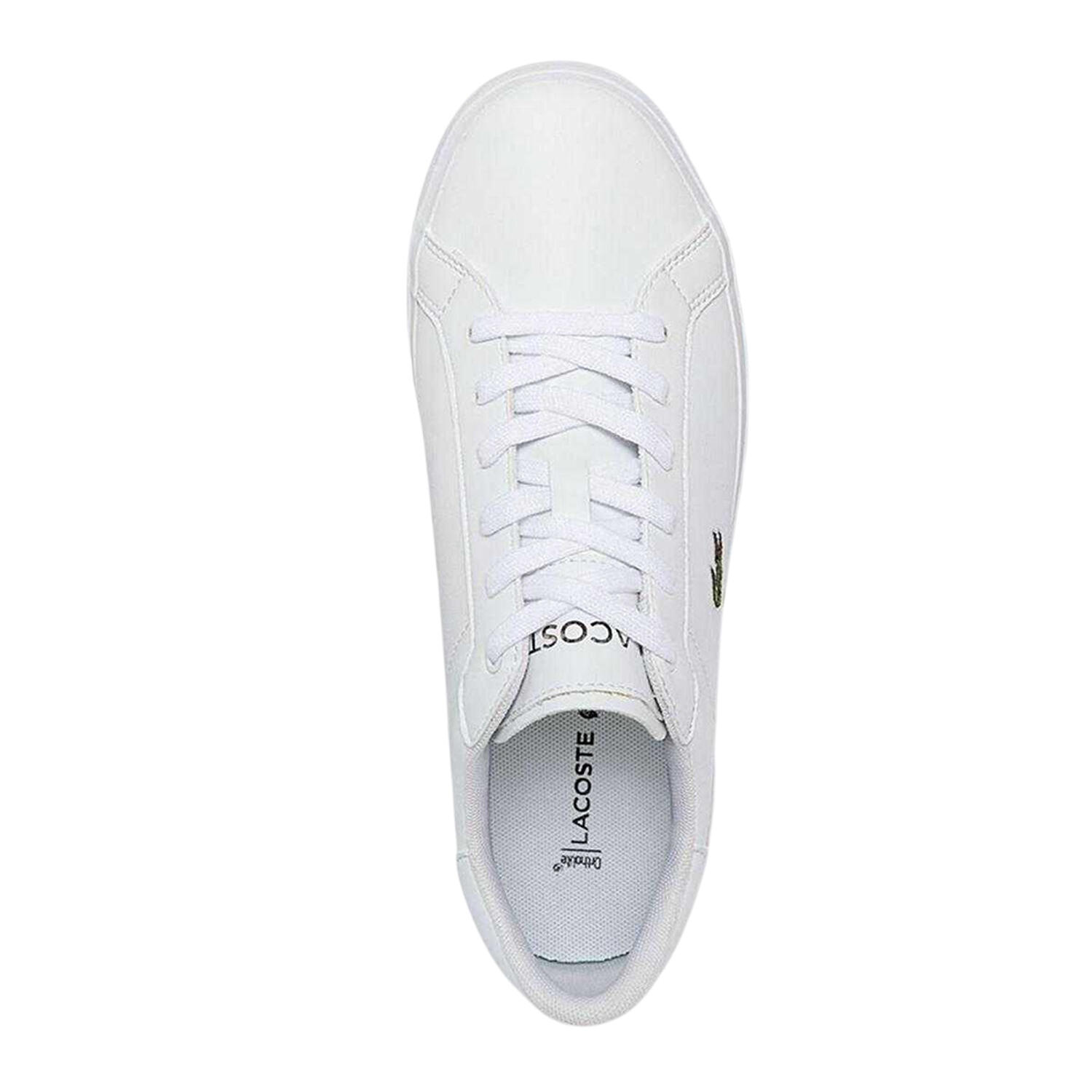 "Powercourt" Logo Sneaker für Kinder Weiß 3/4