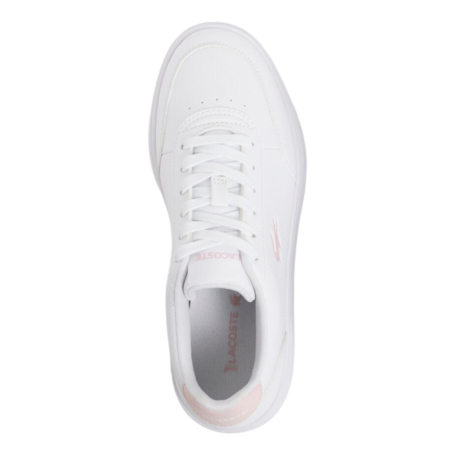 "Court Pro" Sneaker für Damen Weiß/Pink 3/4