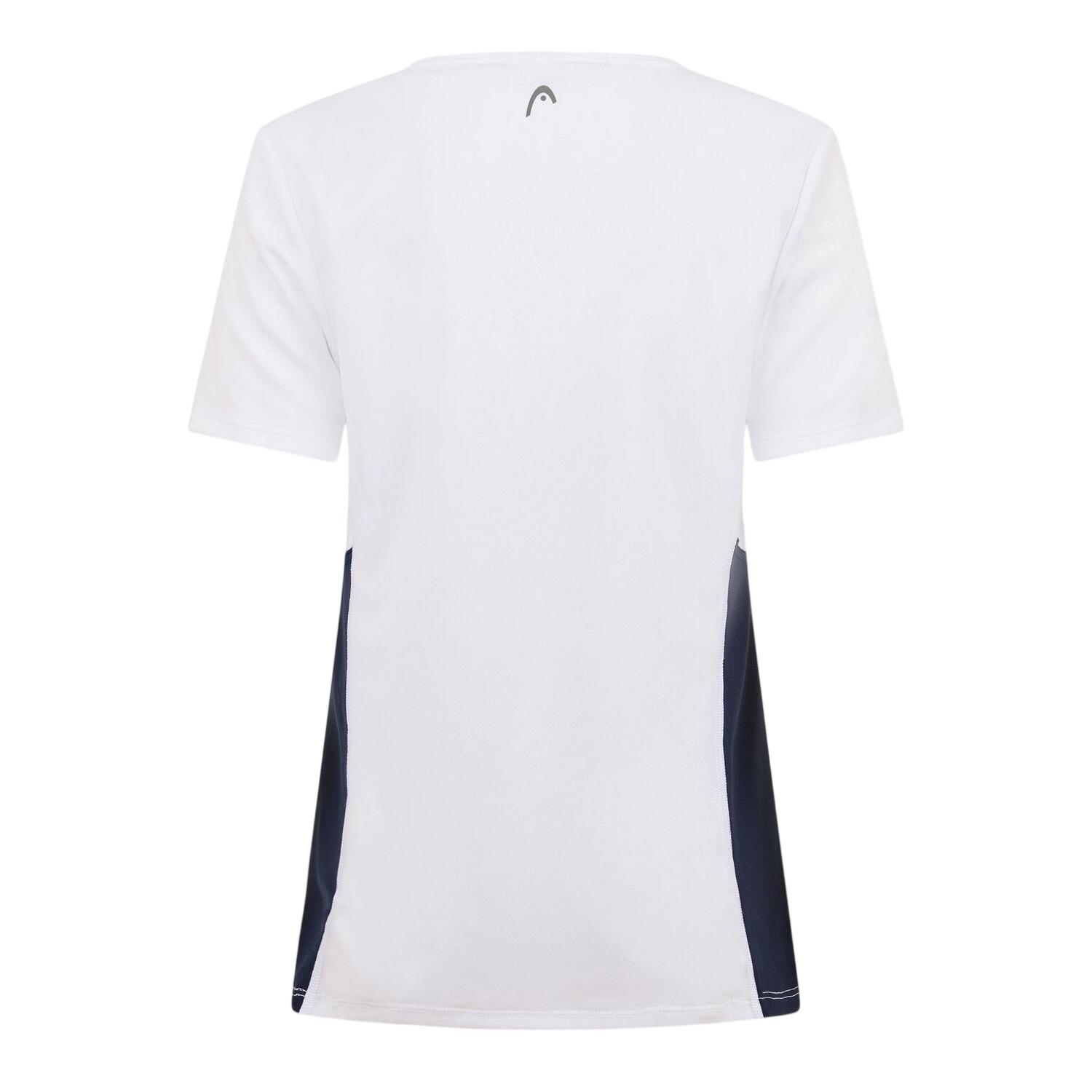 Maglietta Tessuto Tecnico Donna Head Bianco Verde 2/4